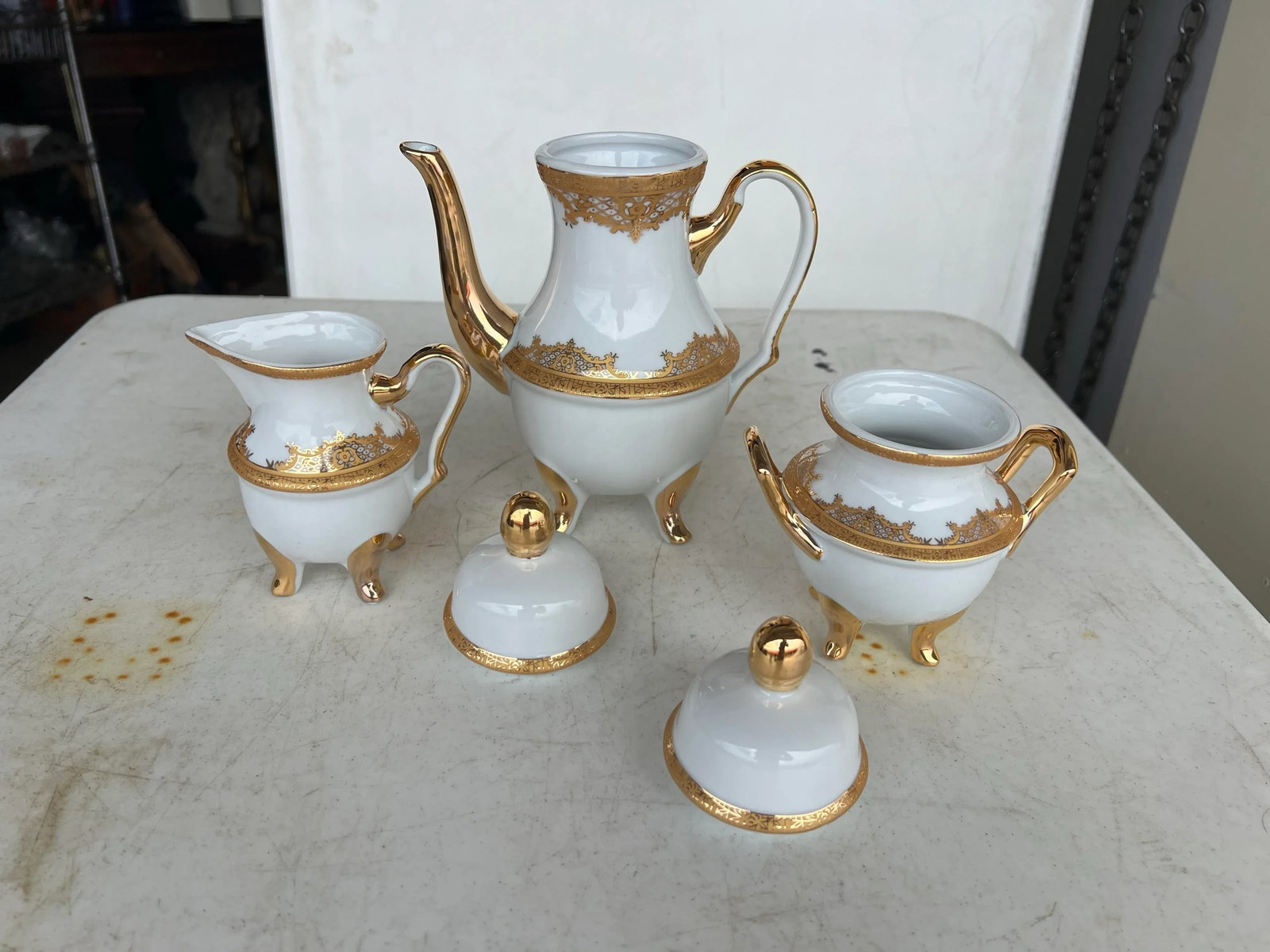 Contemporary Imperial Gold Tea Set - Set of 15 - 5