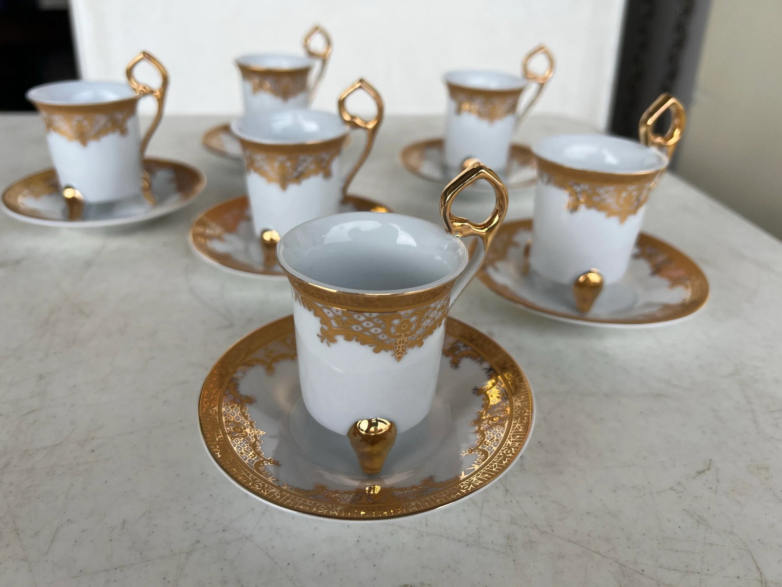 Contemporary Imperial Gold Tea Set - Set of 15 - 6