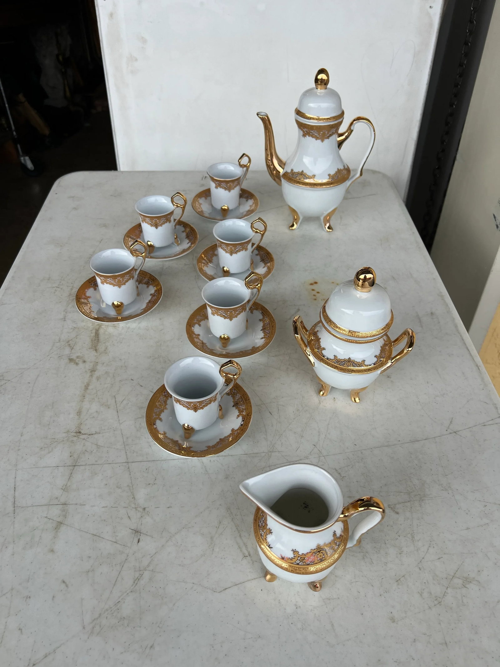 Contemporary Imperial Gold Tea Set - Set of 15 - 7