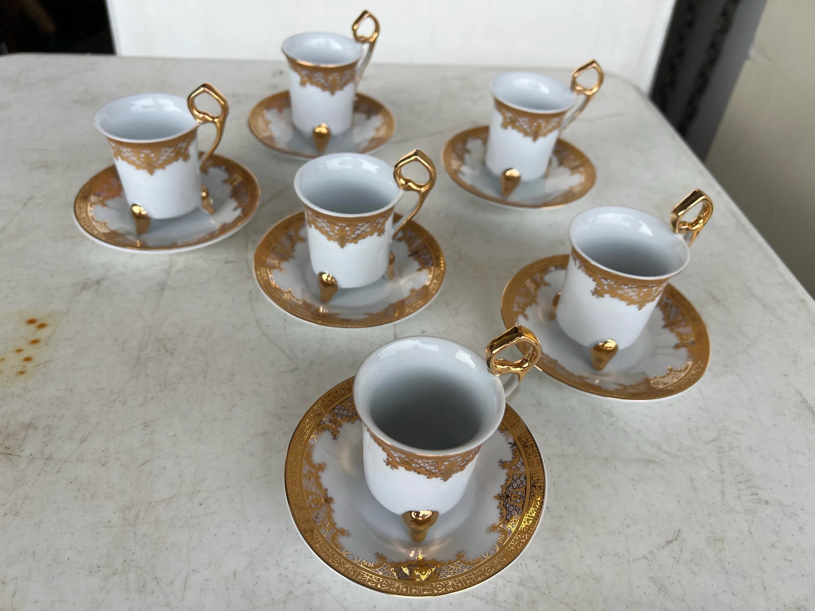 Contemporary Imperial Gold Tea Set - Set of 15 - 9