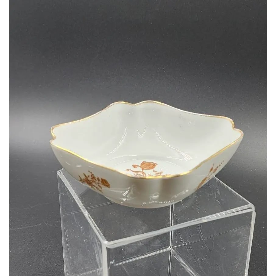 Mid 20th Century French Limoges Trinket Square Dish - 3