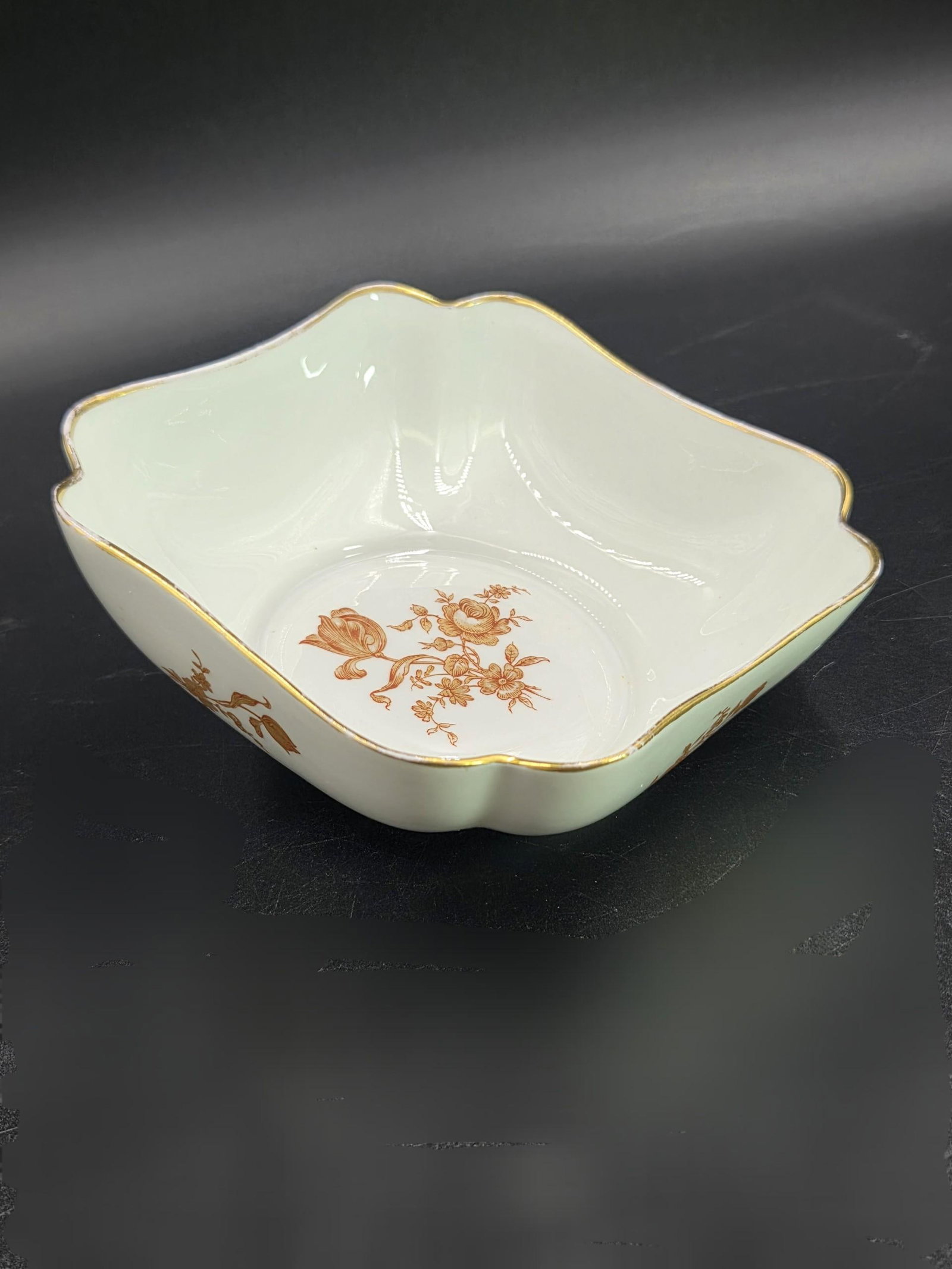 Mid 20th Century French Limoges Trinket Square Dish - 5