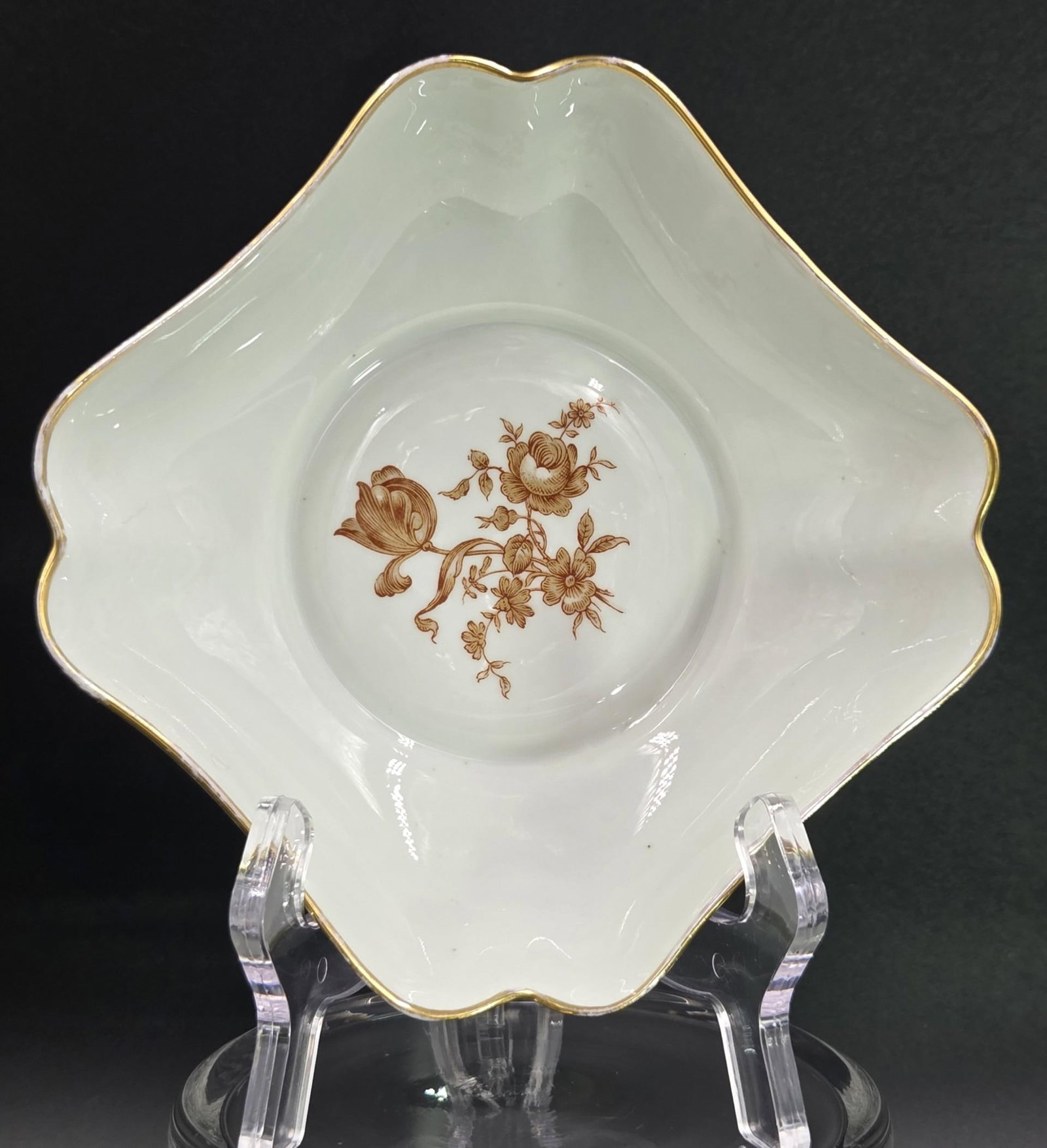 Mid 20th Century French Limoges Trinket Square Dish - 8