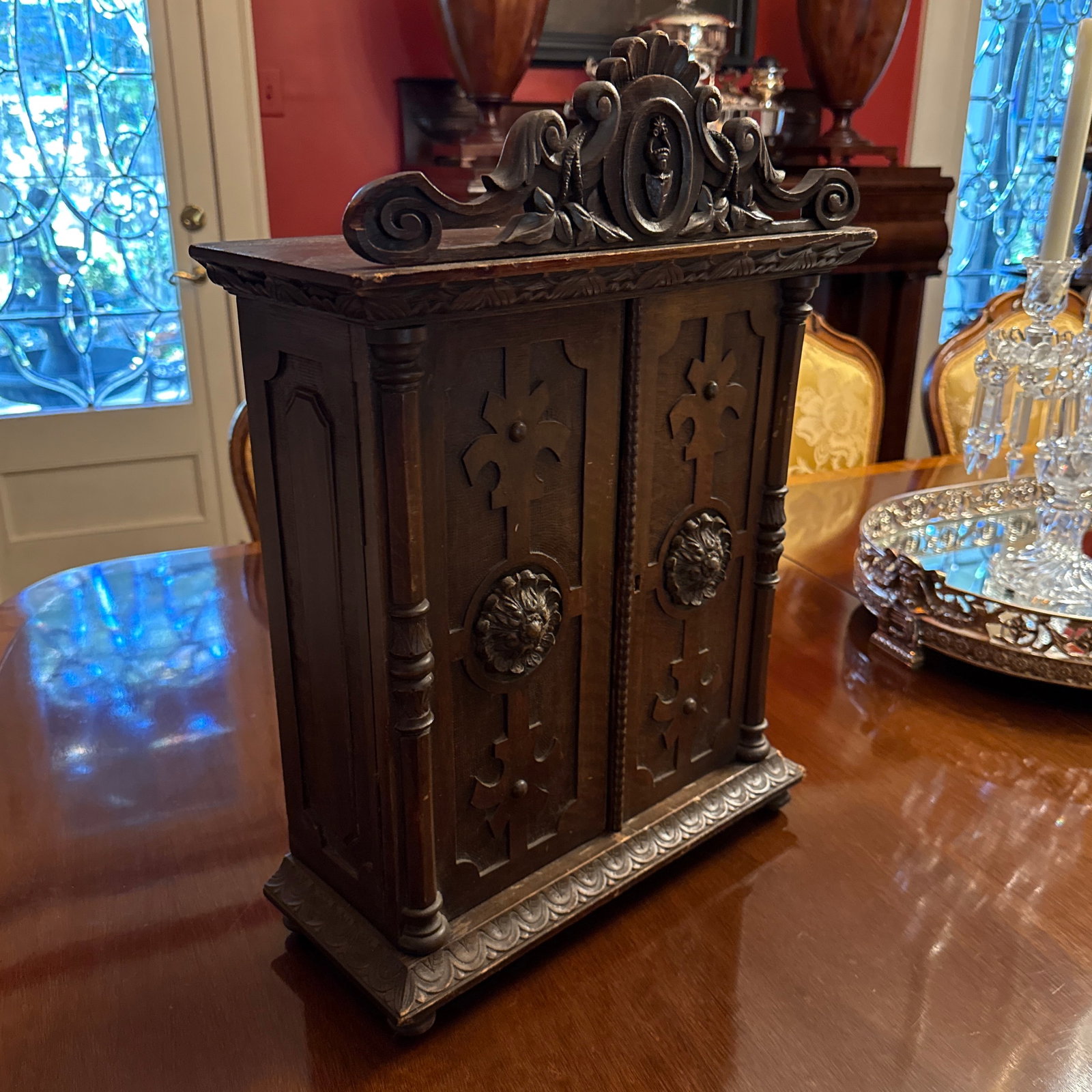 Late 19th Century Black Forest Cave a Liqueur Armoire - 3