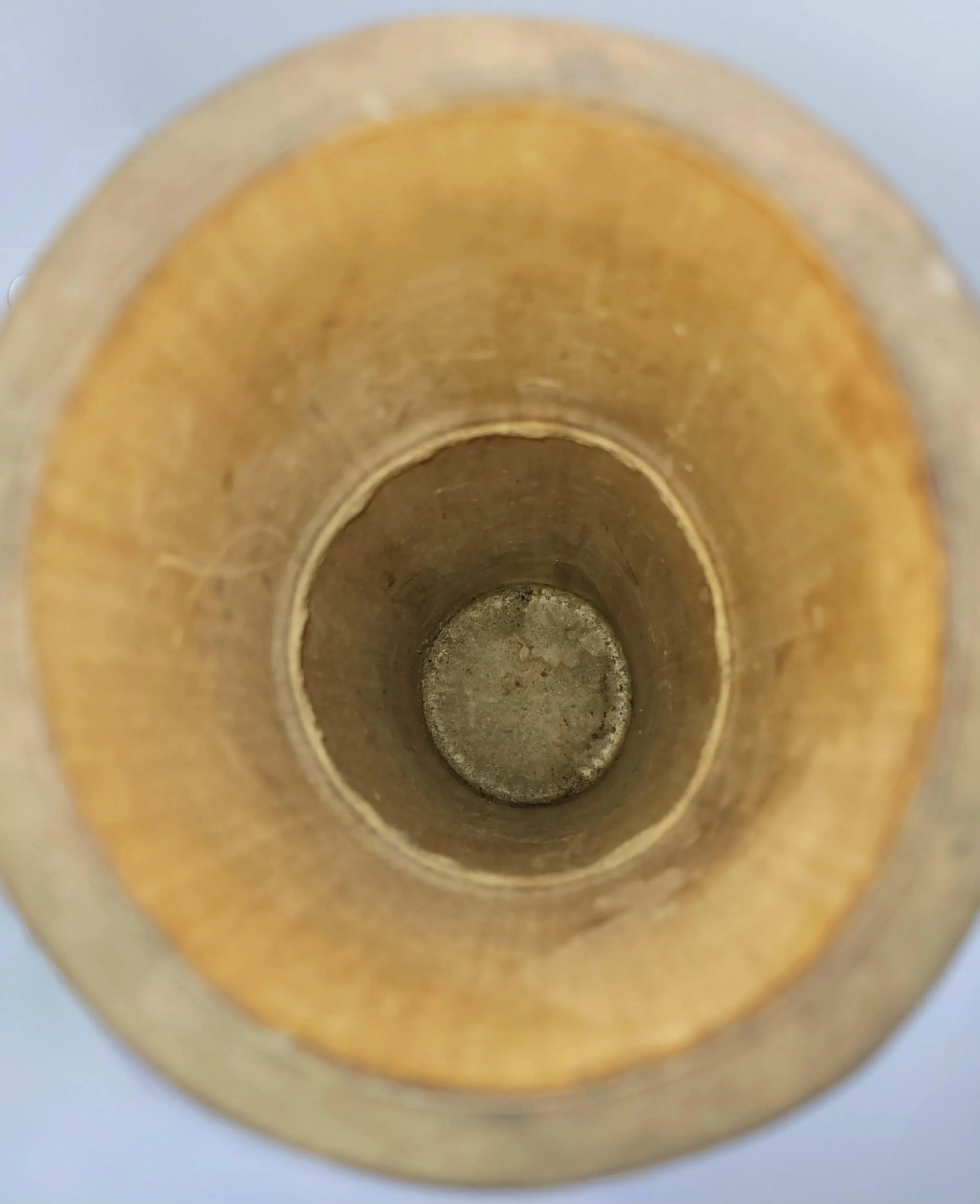Mid 20th Century Chinese Bamboo Brush Pot Carved Wooden Asian Flower Vase - 7