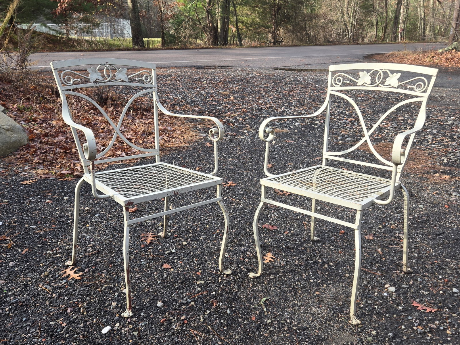 Vintage Salterini Mt. Vernon Wrought Iron Dining Chairs, 6 Pieces, Attributed - 12