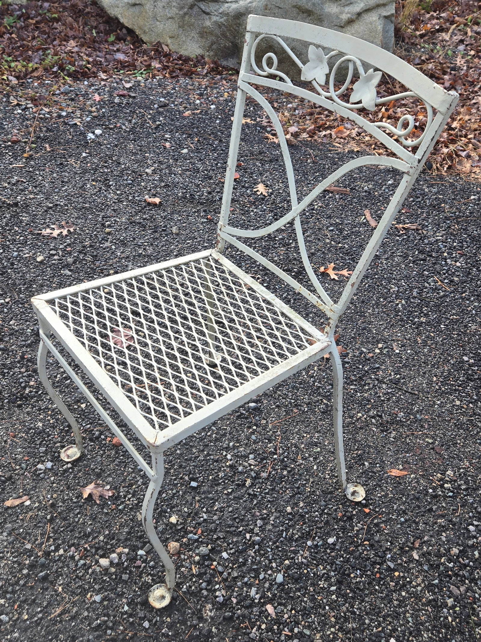 Vintage Salterini Mt. Vernon Wrought Iron Dining Chairs, 6 Pieces, Attributed - 2