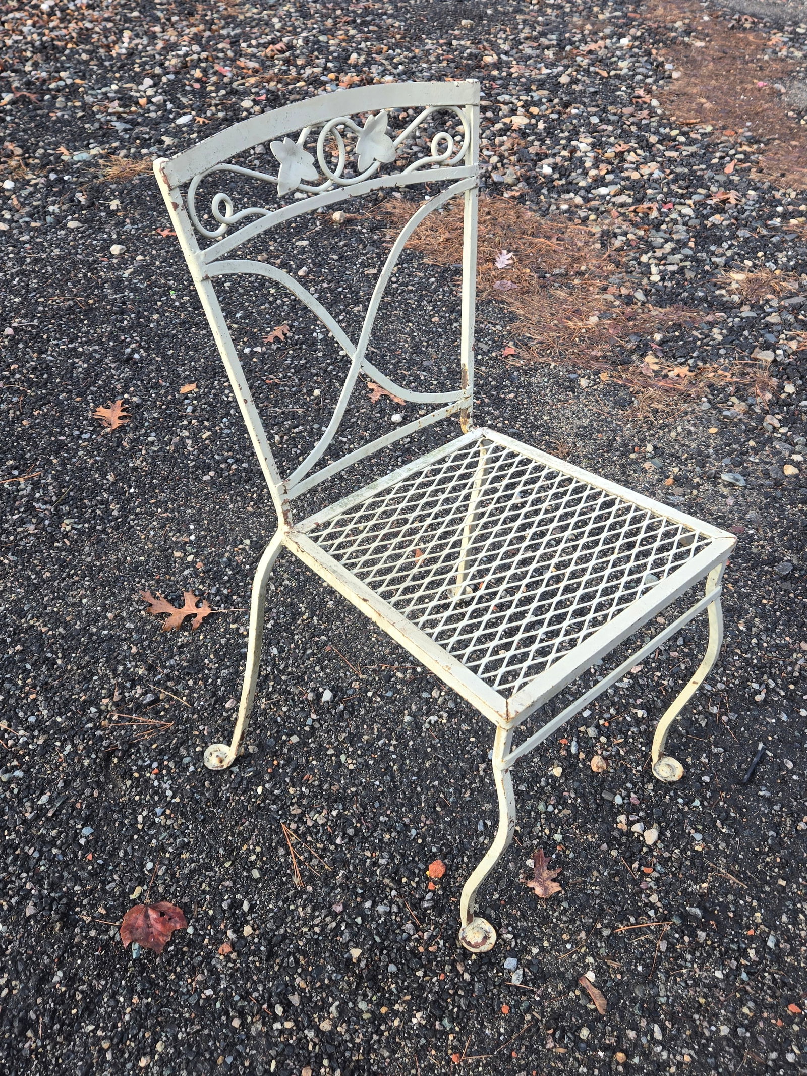 Vintage Salterini Mt. Vernon Wrought Iron Dining Chairs, 6 Pieces, Attributed - 6