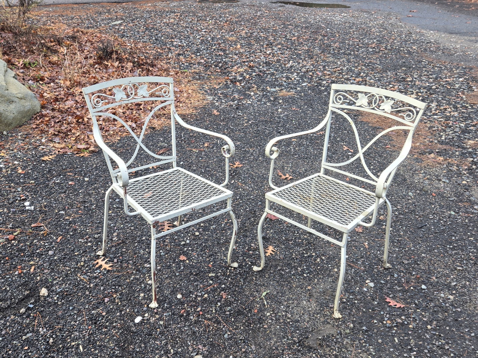 Vintage Salterini Mt. Vernon Wrought Iron Dining Chairs, 6 Pieces, Attributed - 8
