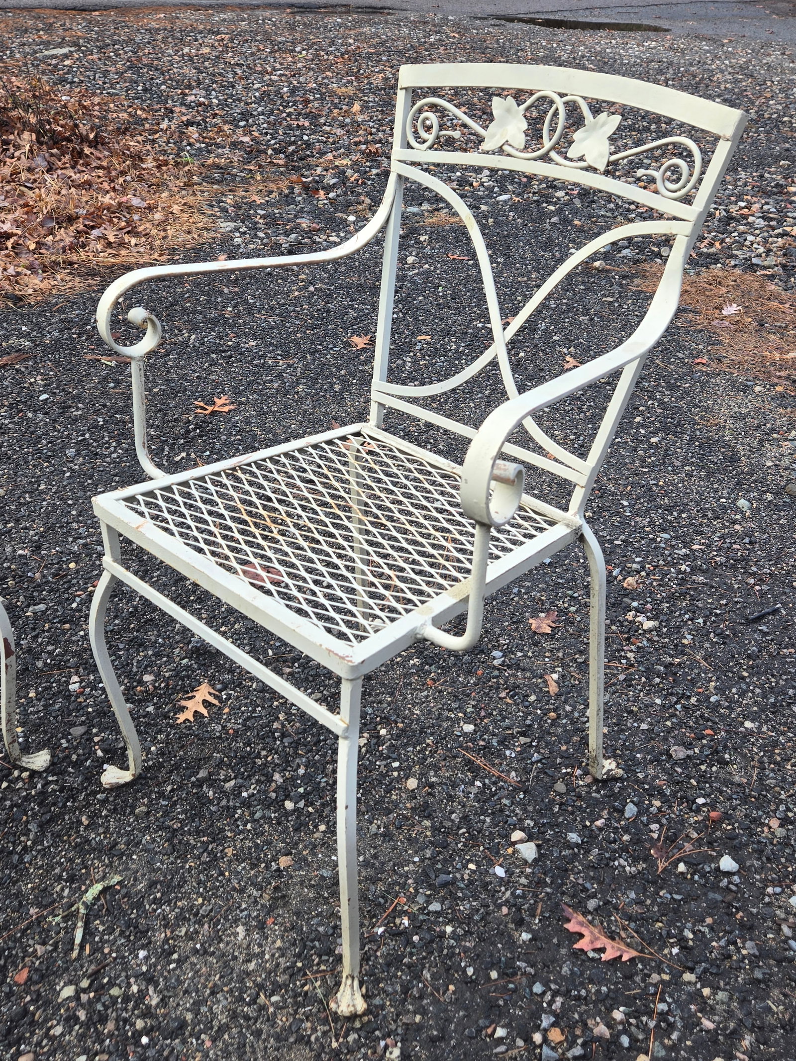 Vintage Salterini Mt. Vernon Wrought Iron Dining Chairs, 6 Pieces, Attributed - 9
