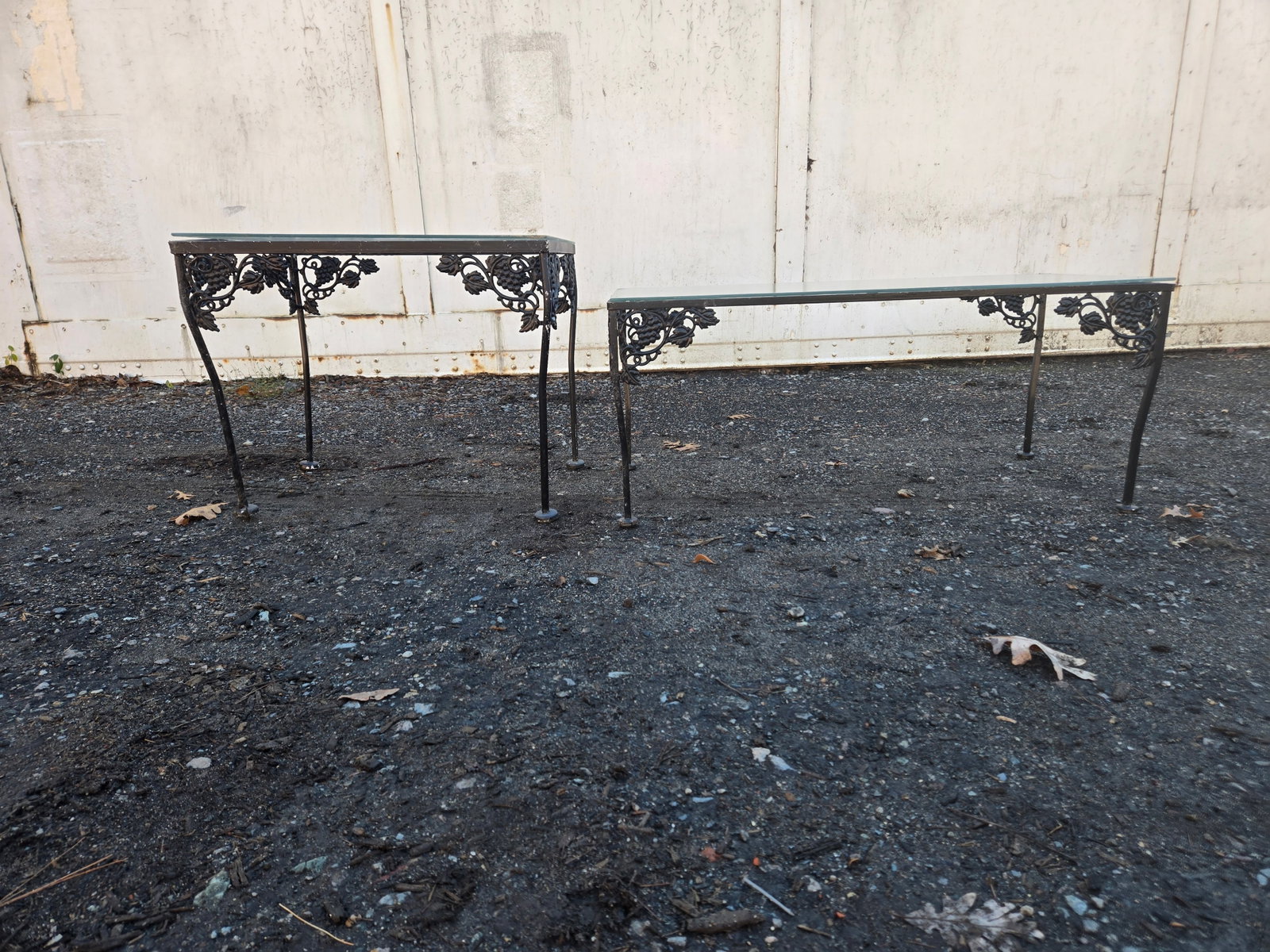 Late 20th Century Wrought Iron Patio Furniture Set, 5 Pieces - 3