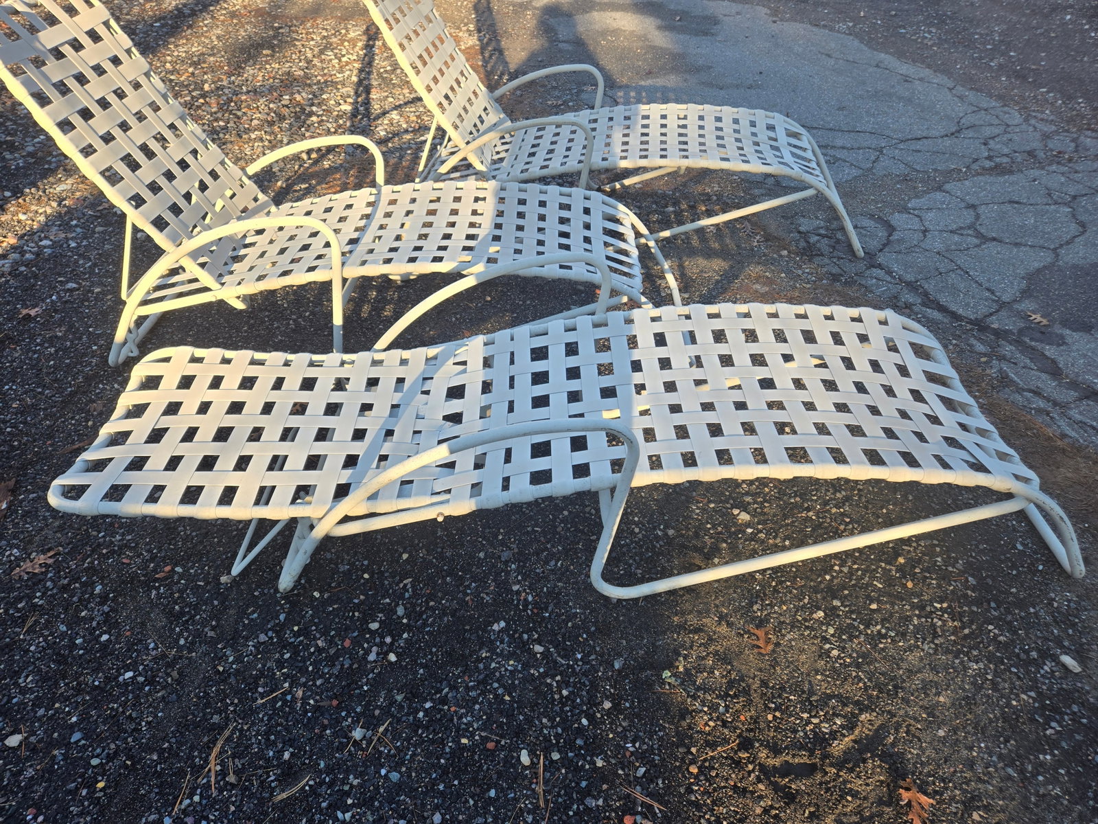 Late 20th Century Brown Jordan Patio Chaise Lounge Chairs, 3 Pieces - 8