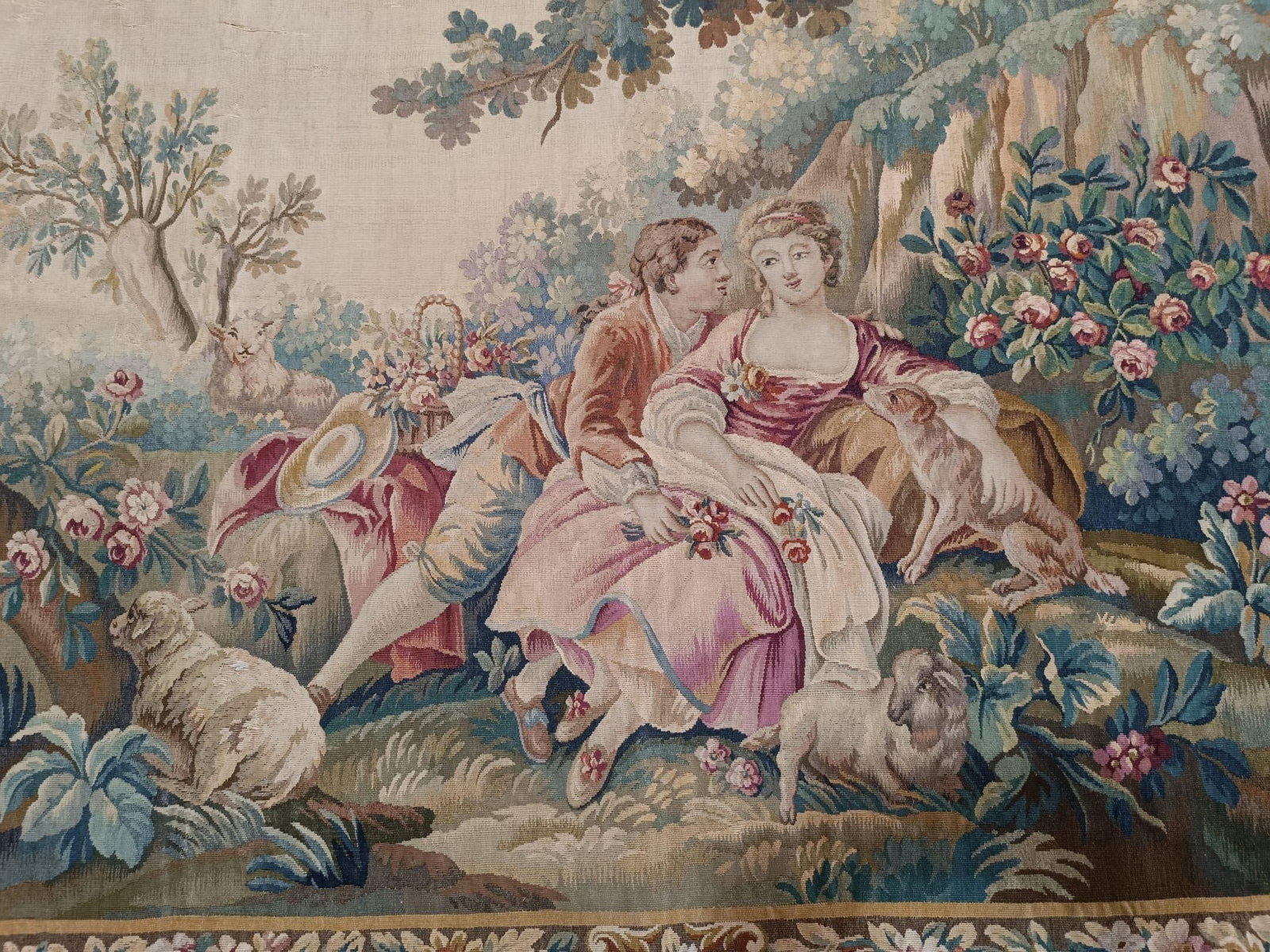 19th Century French Aubusson Tapestry - 2