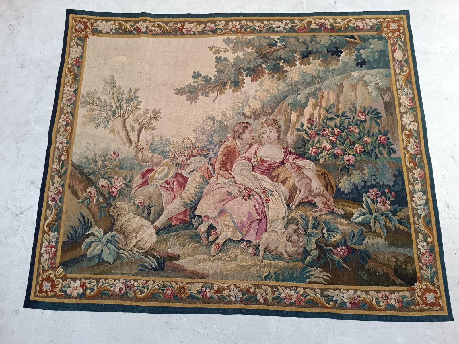 19th Century French Aubusson Tapestry - 3
