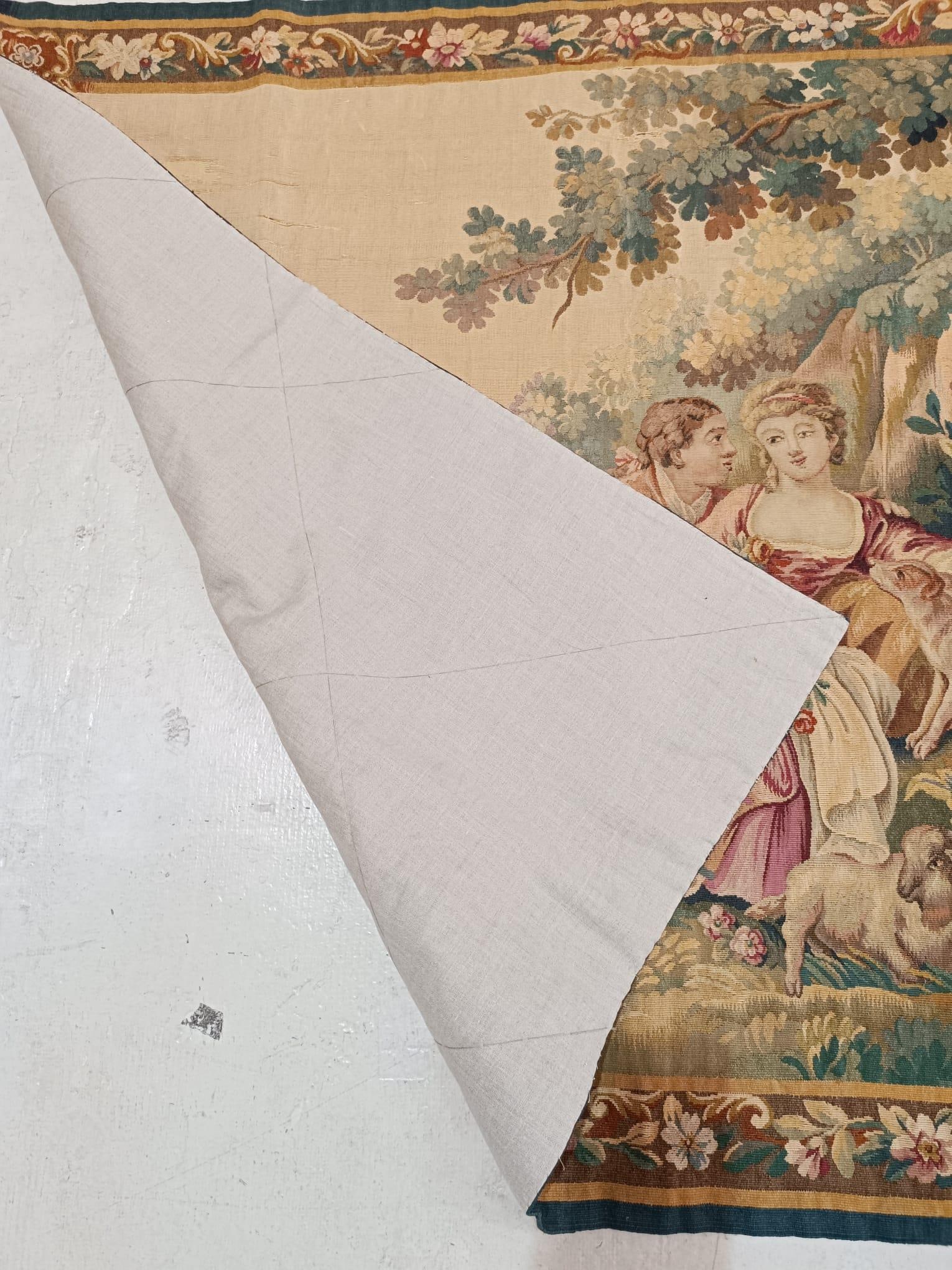 19th Century French Aubusson Tapestry - 4