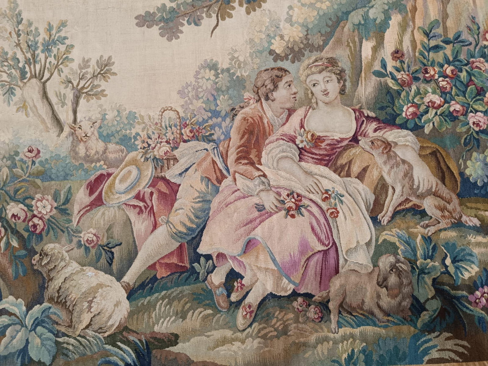 19th Century French Aubusson Tapestry - 5