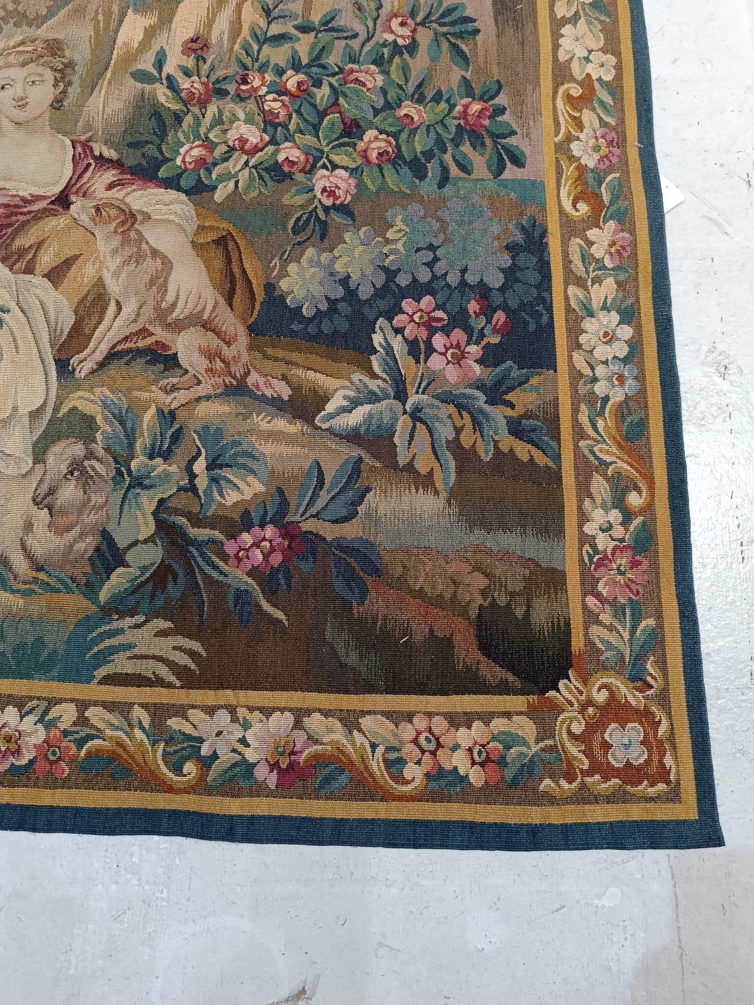 19th Century French Aubusson Tapestry - 9