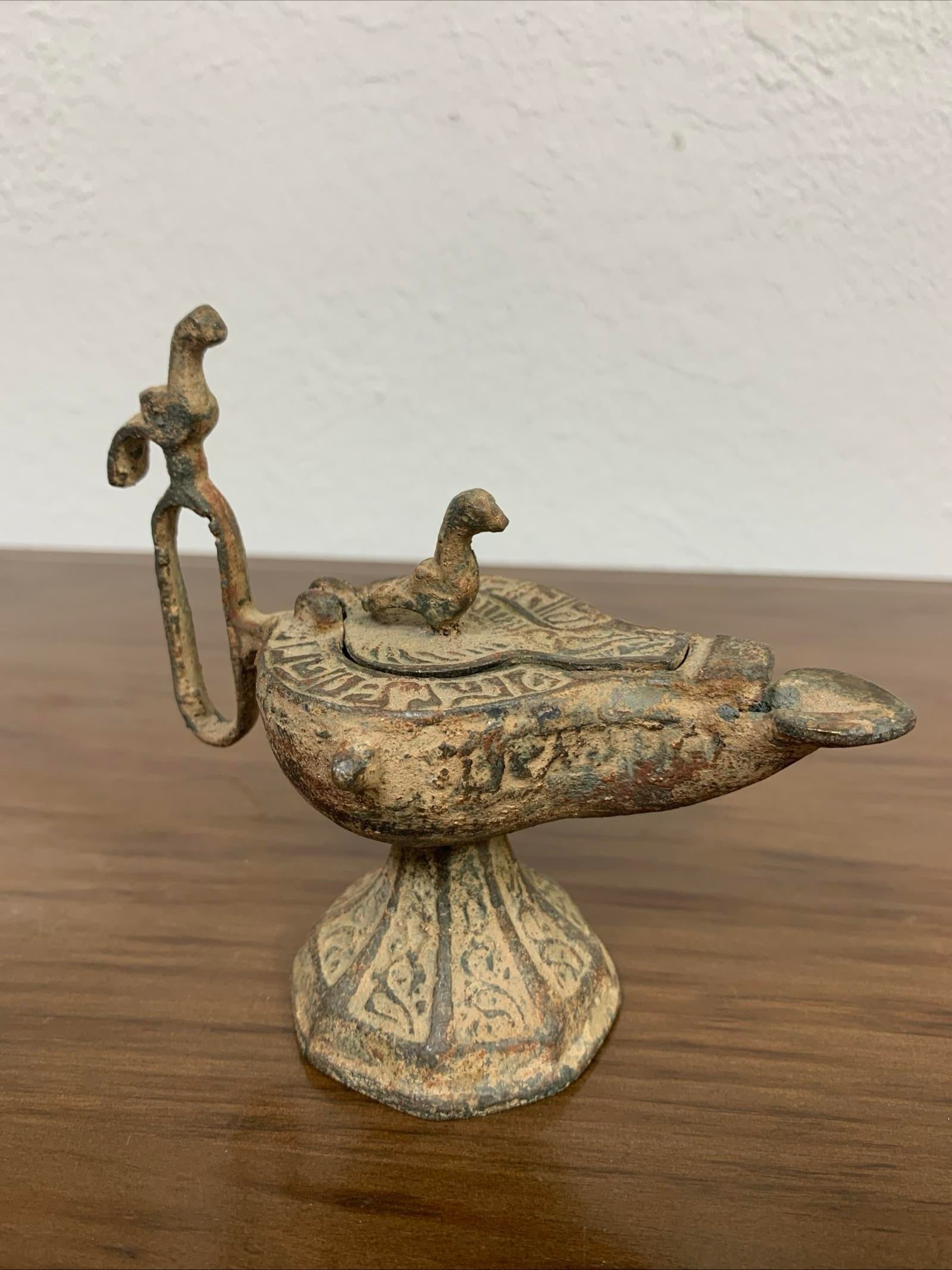 Antique Bronze Incense Burner / Lantern - Early 20th Century, Middle Eastern - 2