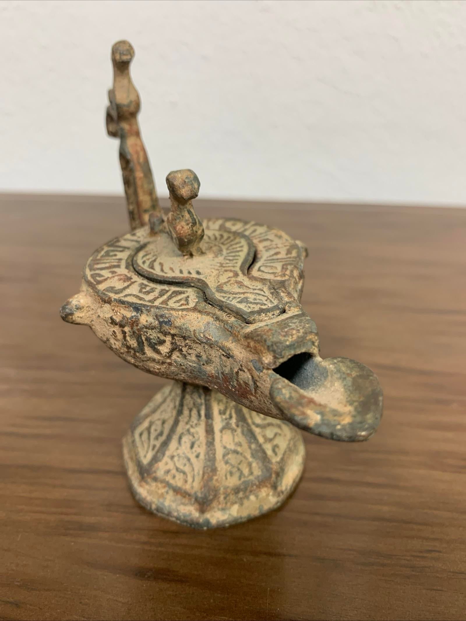Antique Bronze Incense Burner / Lantern - Early 20th Century, Middle Eastern - 4