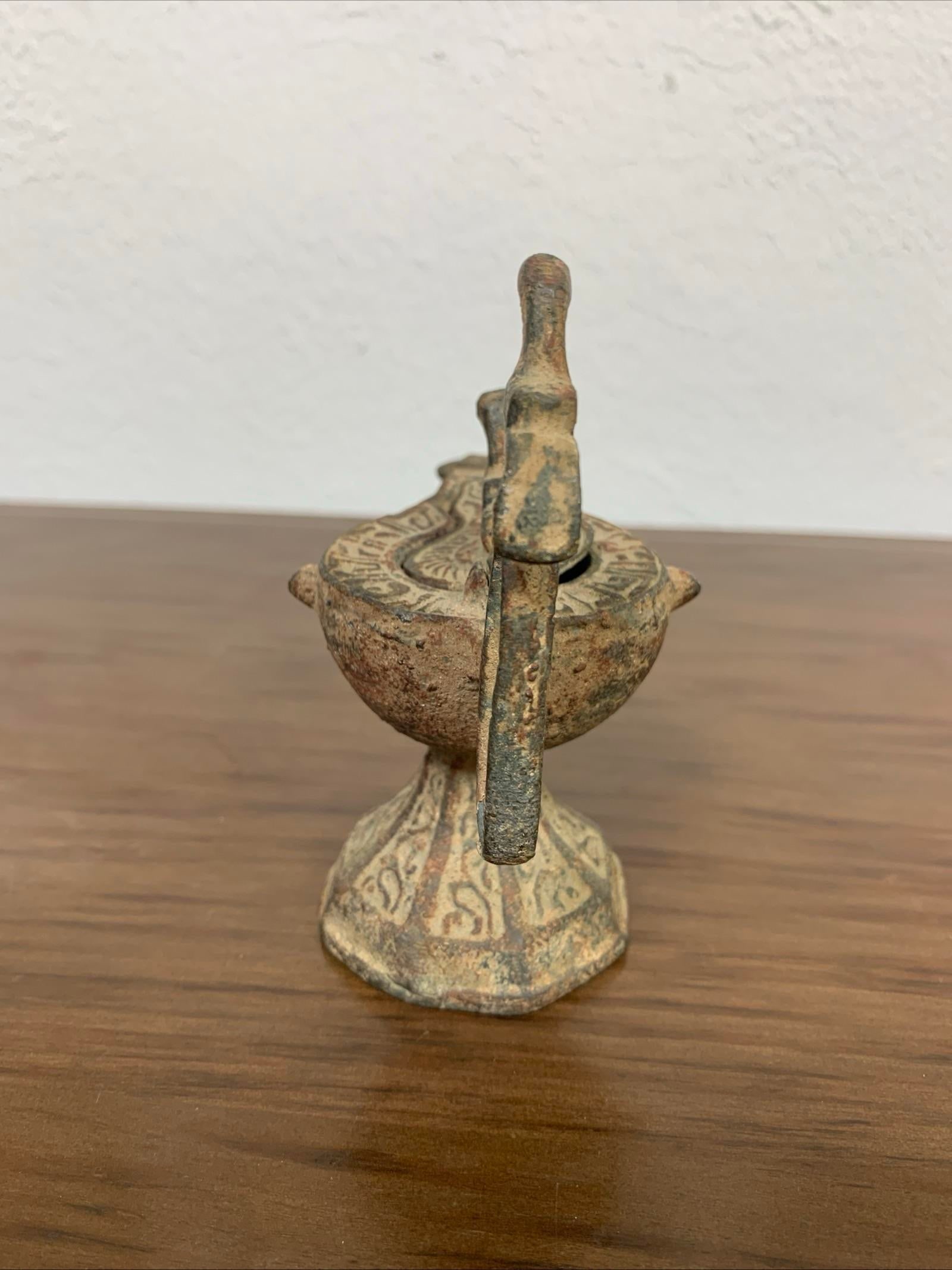 Antique Bronze Incense Burner / Lantern - Early 20th Century, Middle Eastern - 5