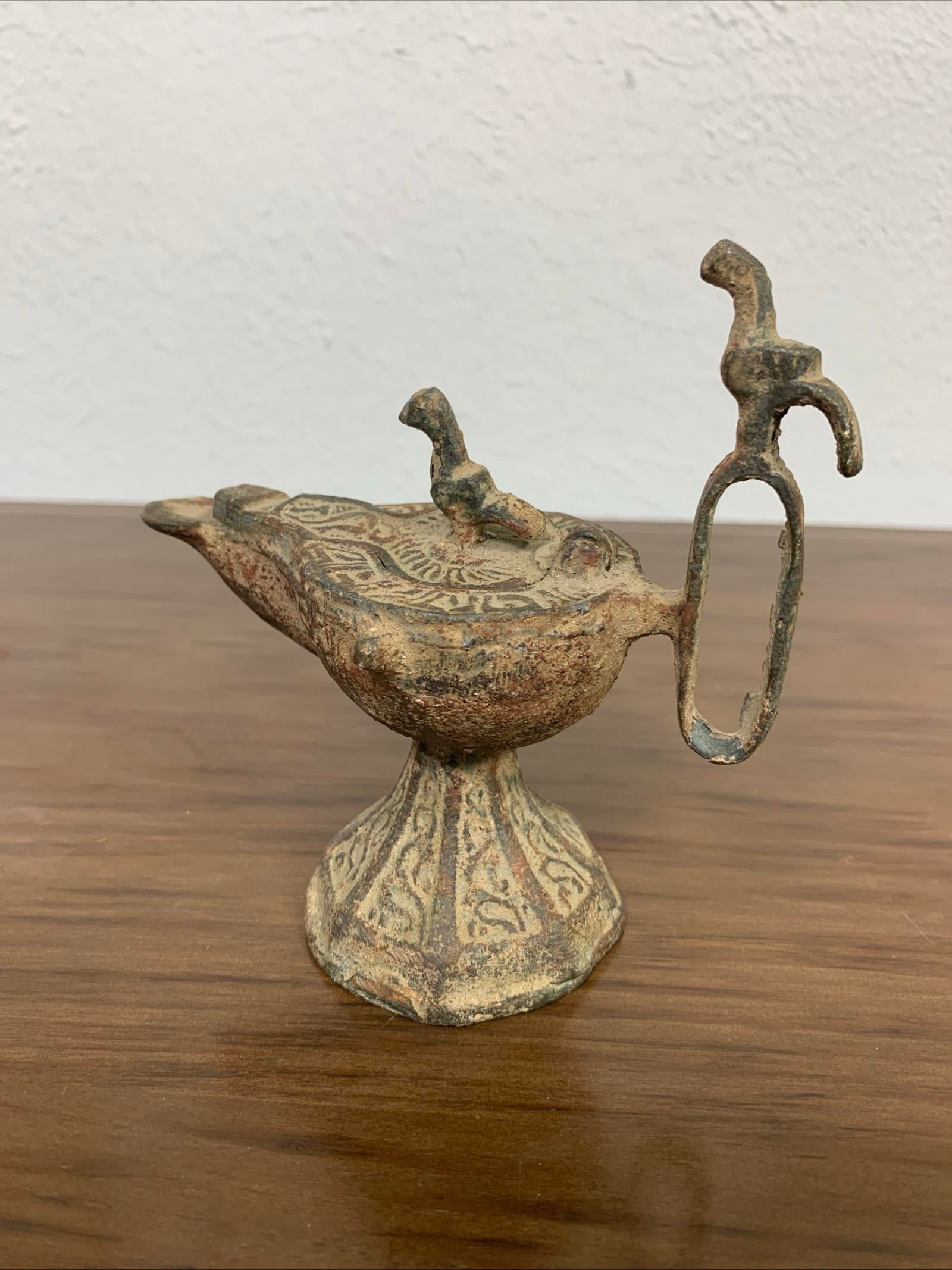 Antique Bronze Incense Burner / Lantern - Early 20th Century, Middle Eastern - 8