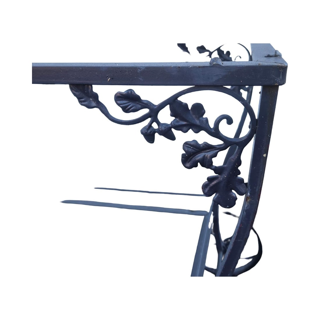 Vintage Salterini Wrought Iron Bar Cart, Attributed - 5