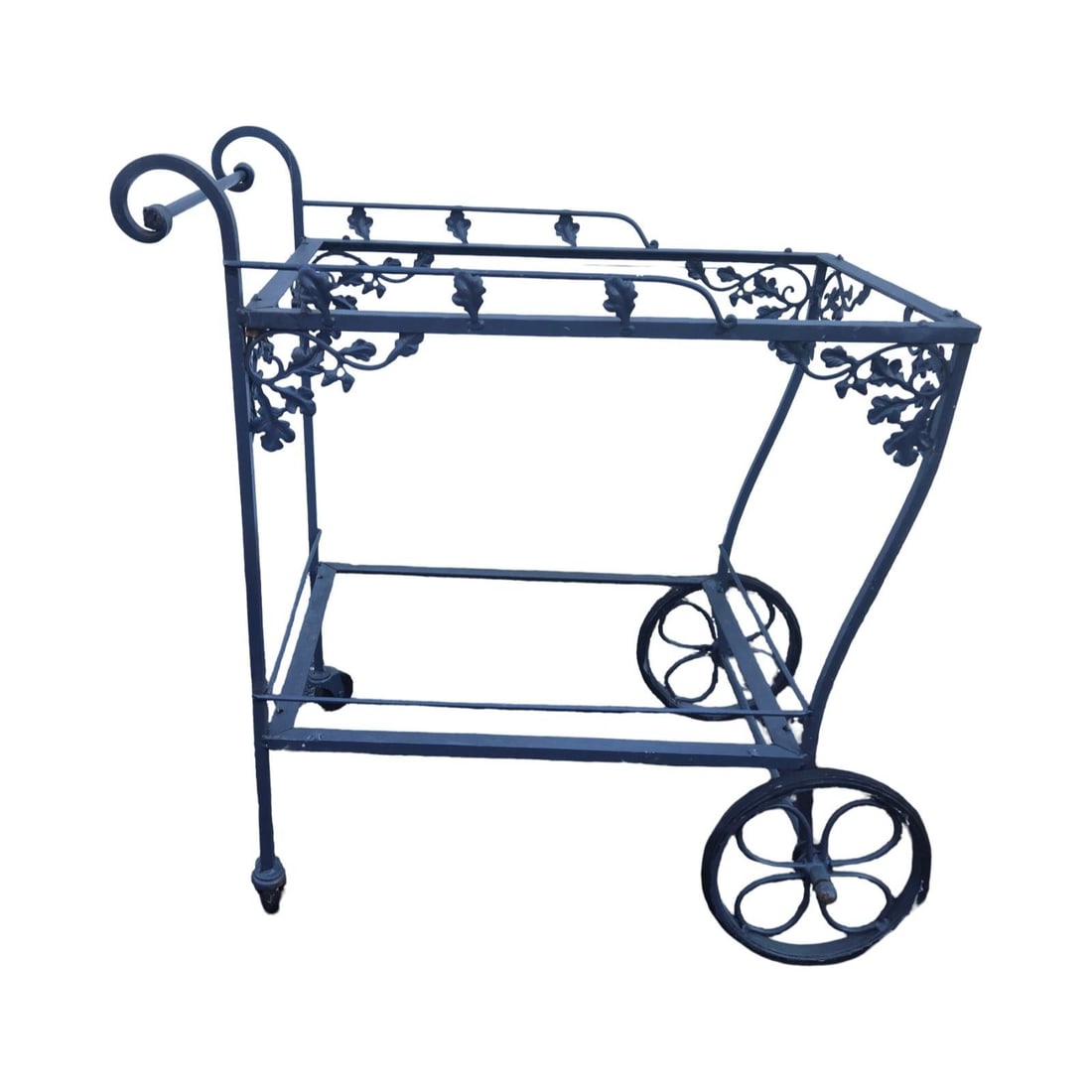Vintage Salterini Wrought Iron Bar Cart, Attributed - 6