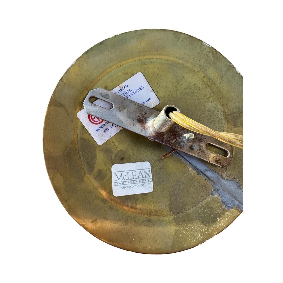 Hand Forged Antique Brass Lighting by McLean Lighting Works - 4