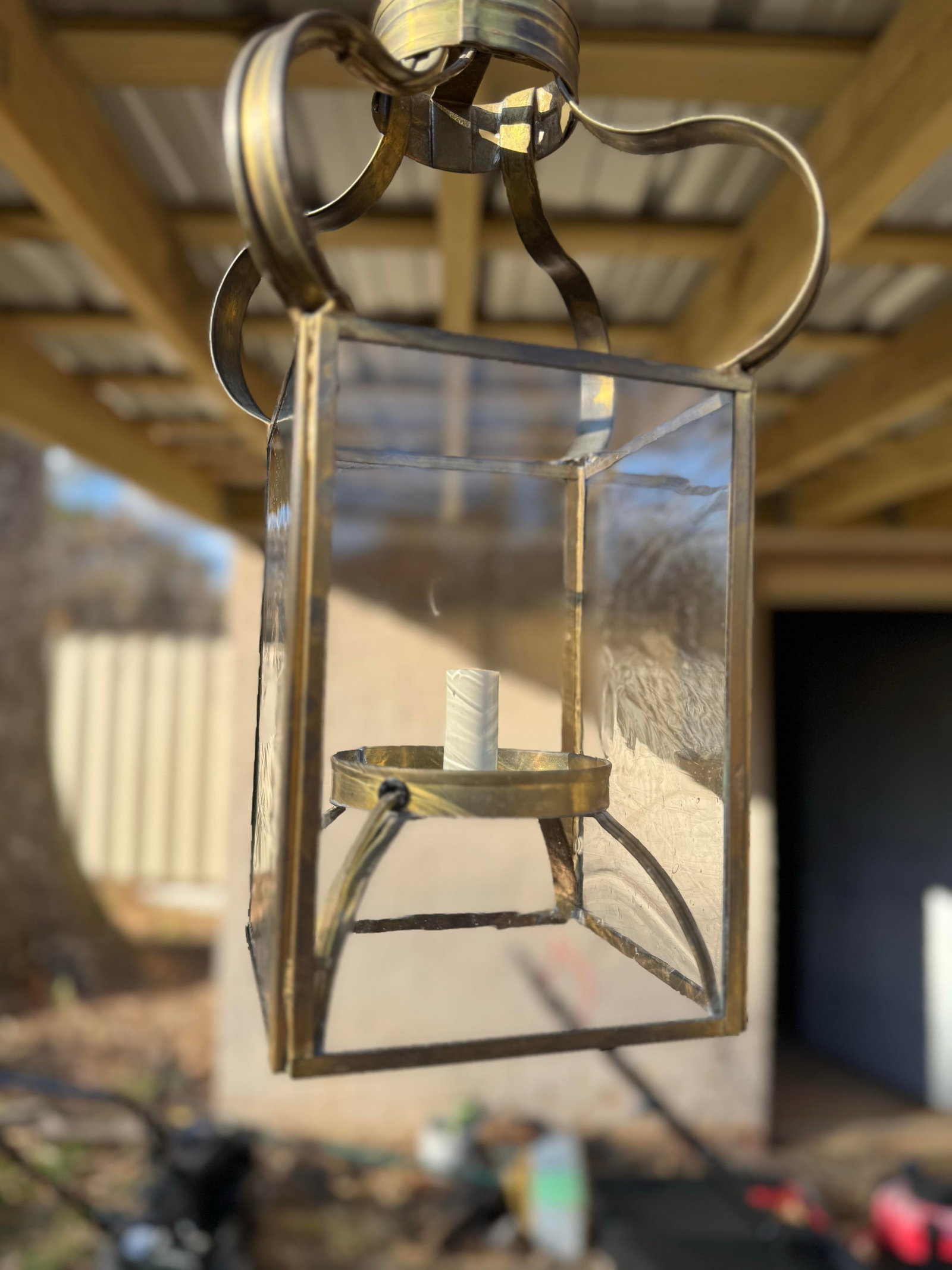 Hand Forged Antique Brass Lighting by McLean Lighting Works - 5
