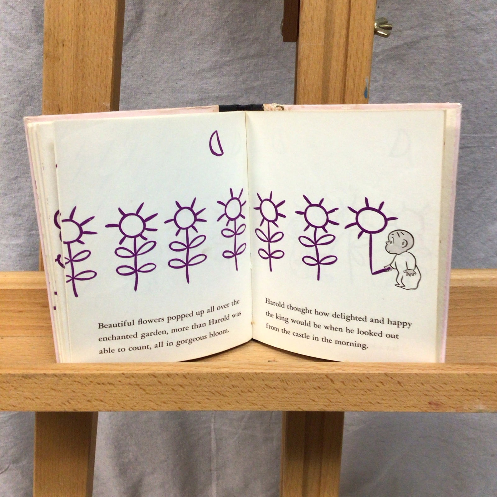 First Edition Hardcover Copy of the Children's Book "Harold's Fairy Tale" by Crockett Johnson - 4