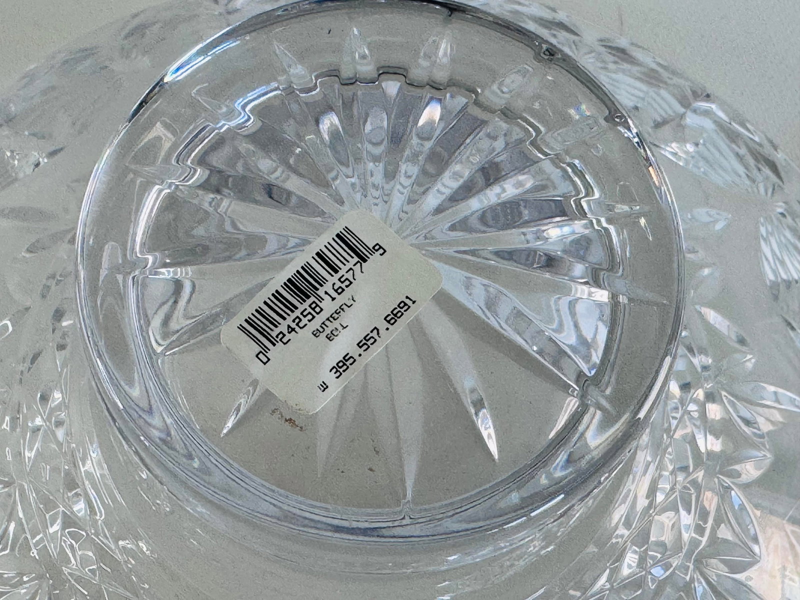 Waterford Designers Gallery Collection Butterflies Centerpiece Bowl - 9