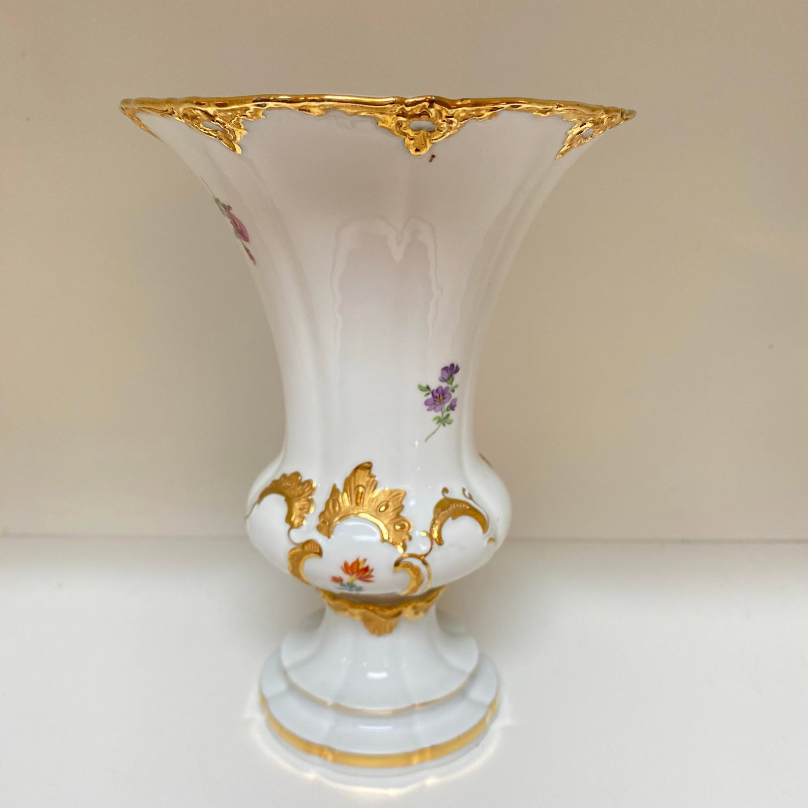 Meissen Trumpet Shaped Vase - 2