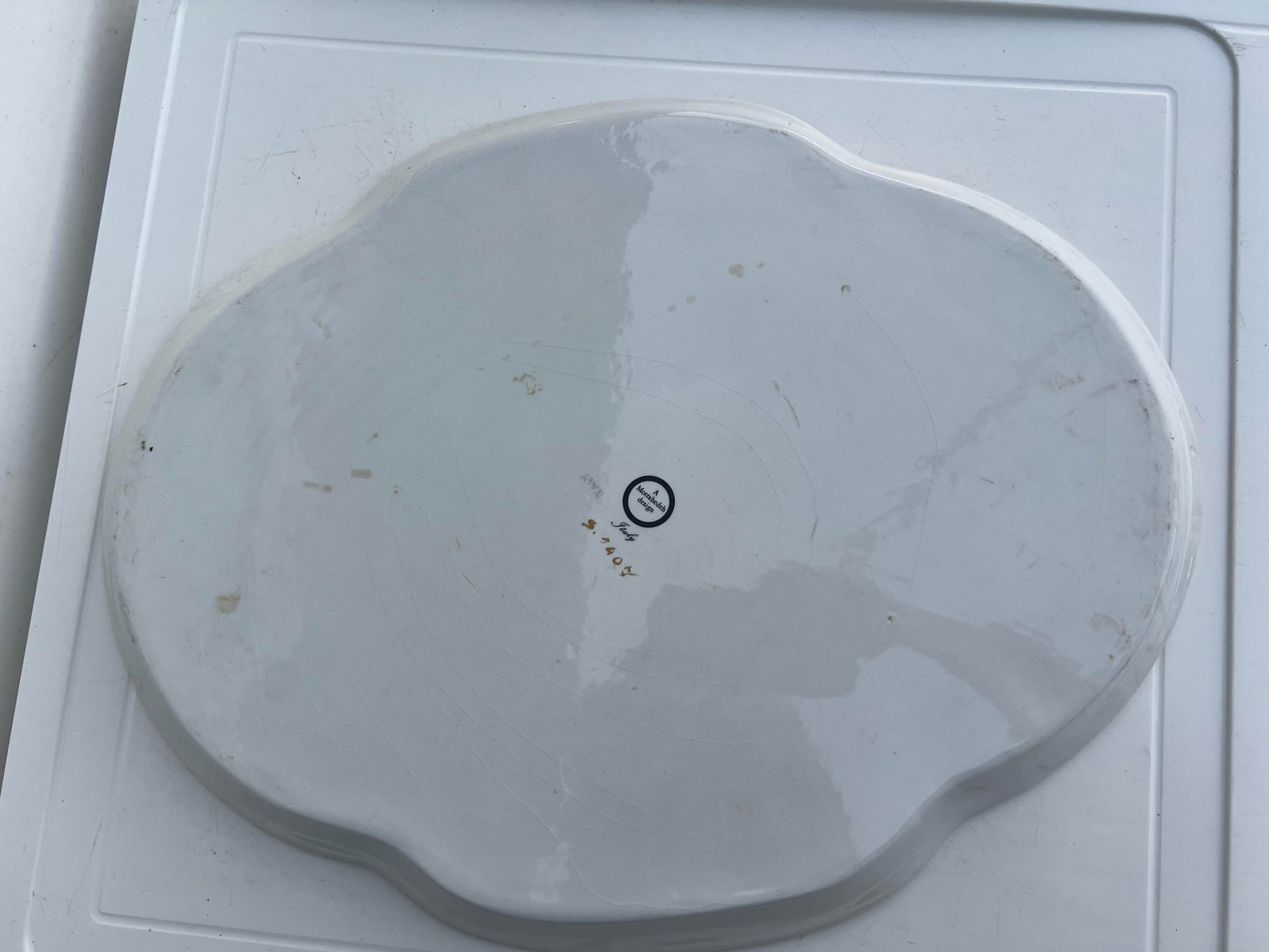 1940s Vintage Porcelain Mottahedeh Italian Tray / Platter - 4