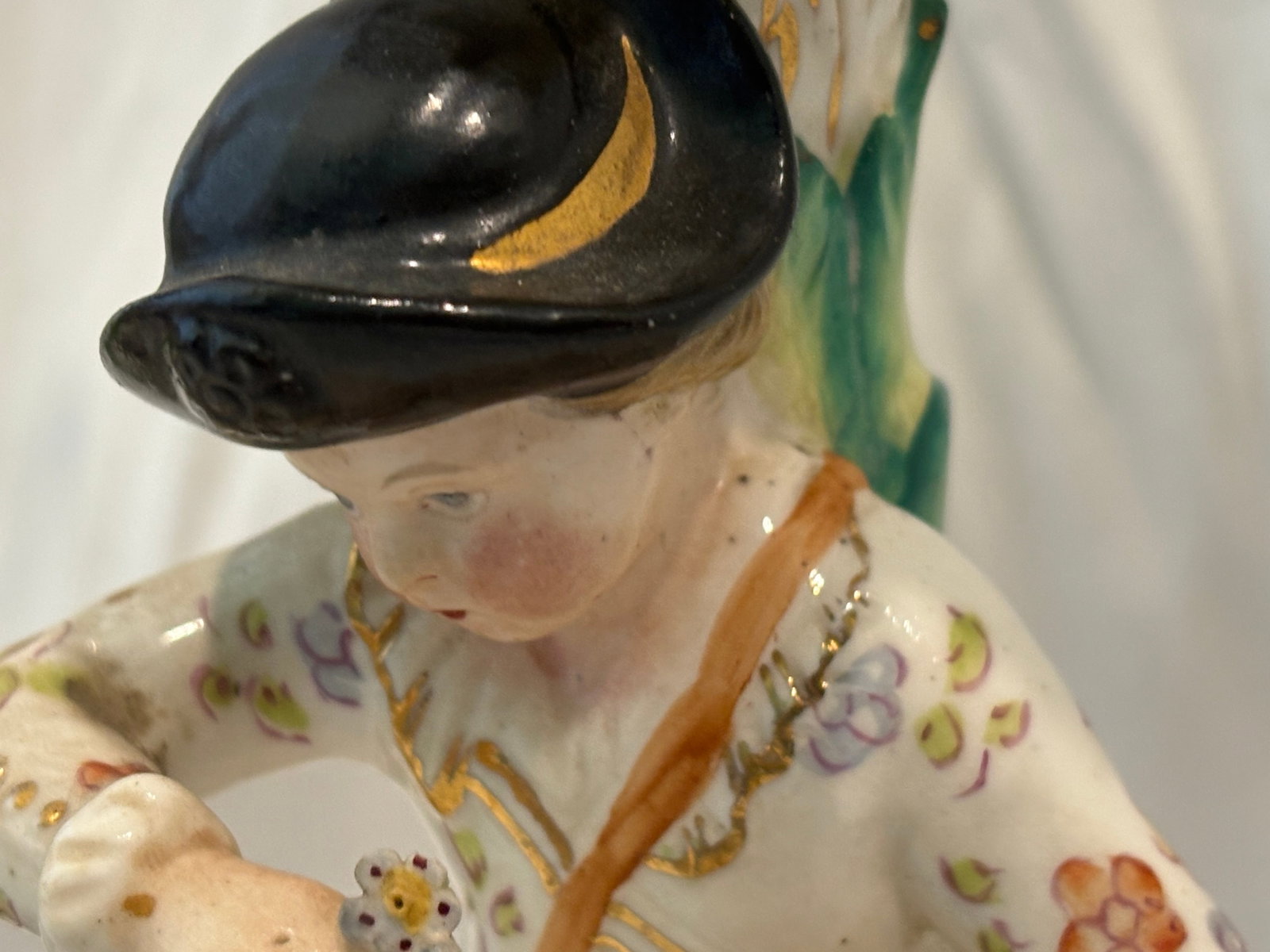 Pair Antique Meissen Figural Candlesticks - 15