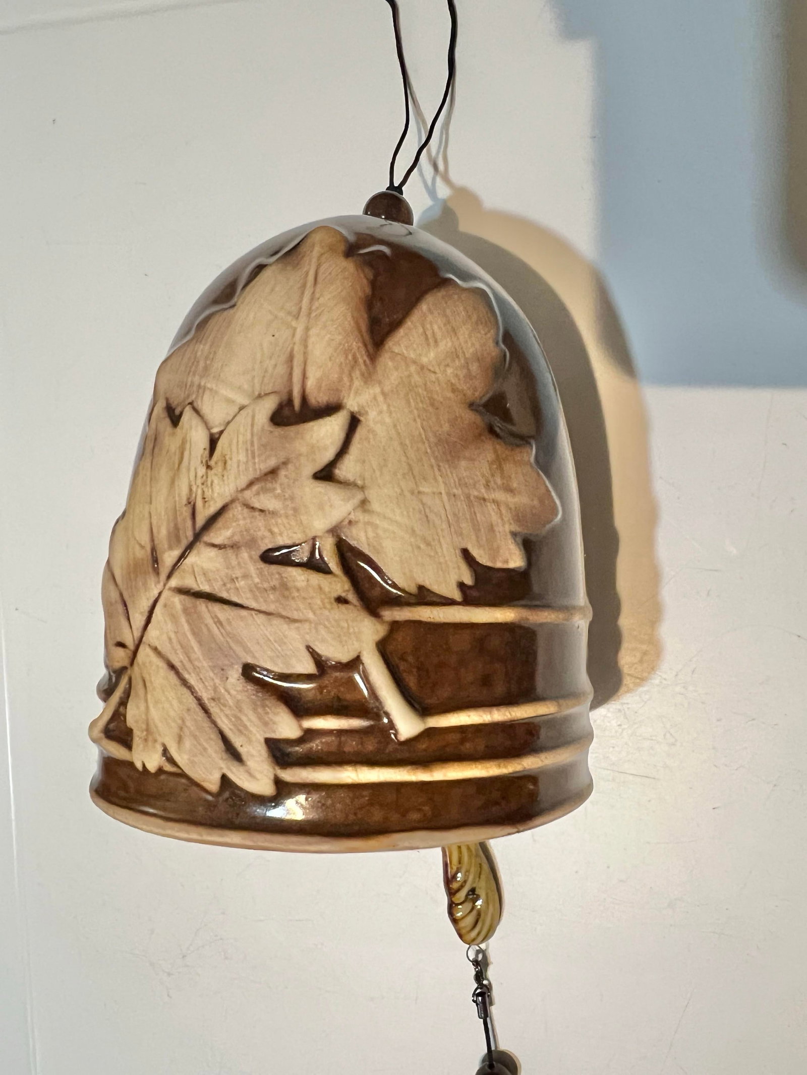 Vintage Ceramic Hanging Bell - 3