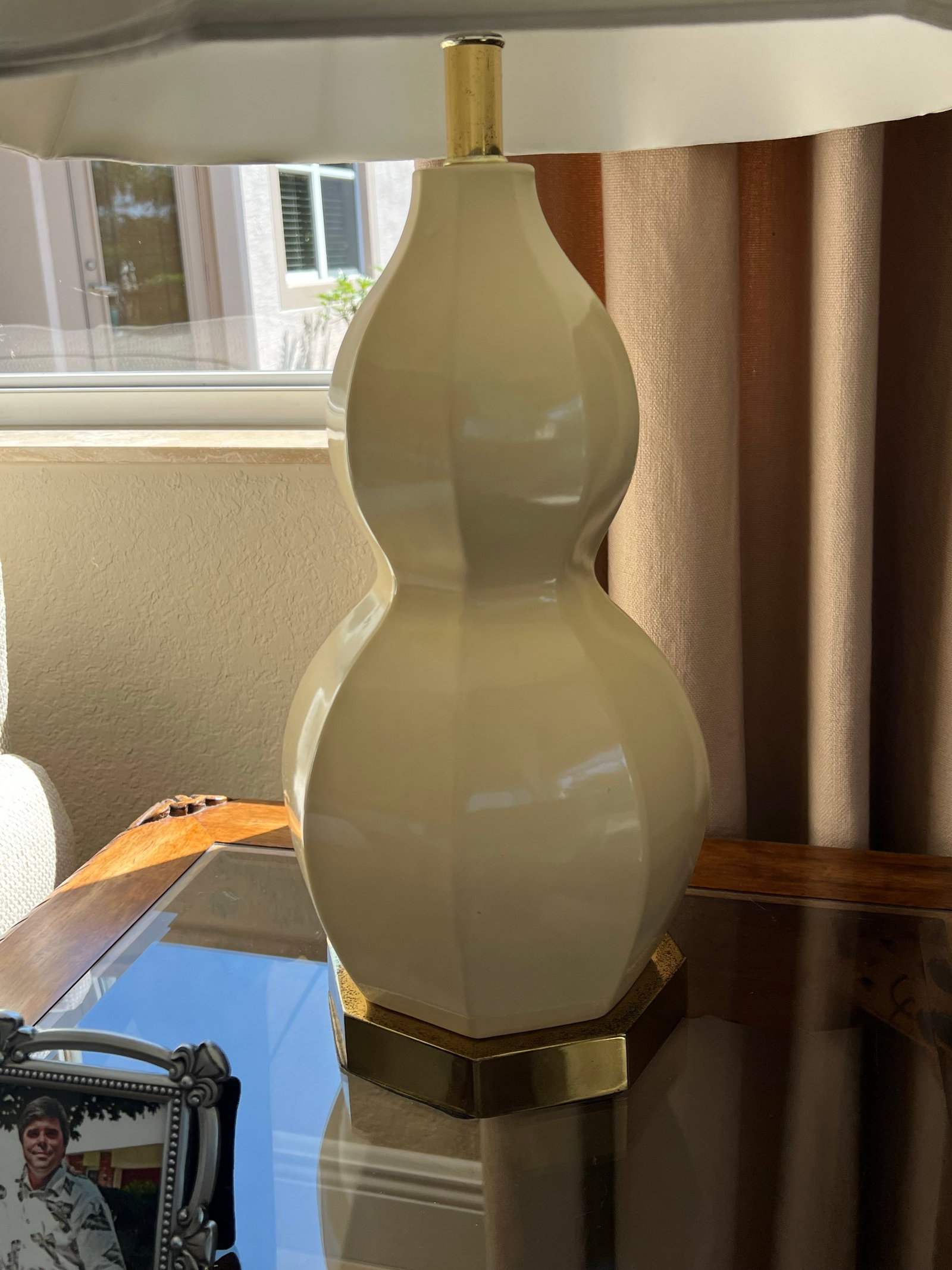 Late 20th Century Double Gourd Table Lamp - 3