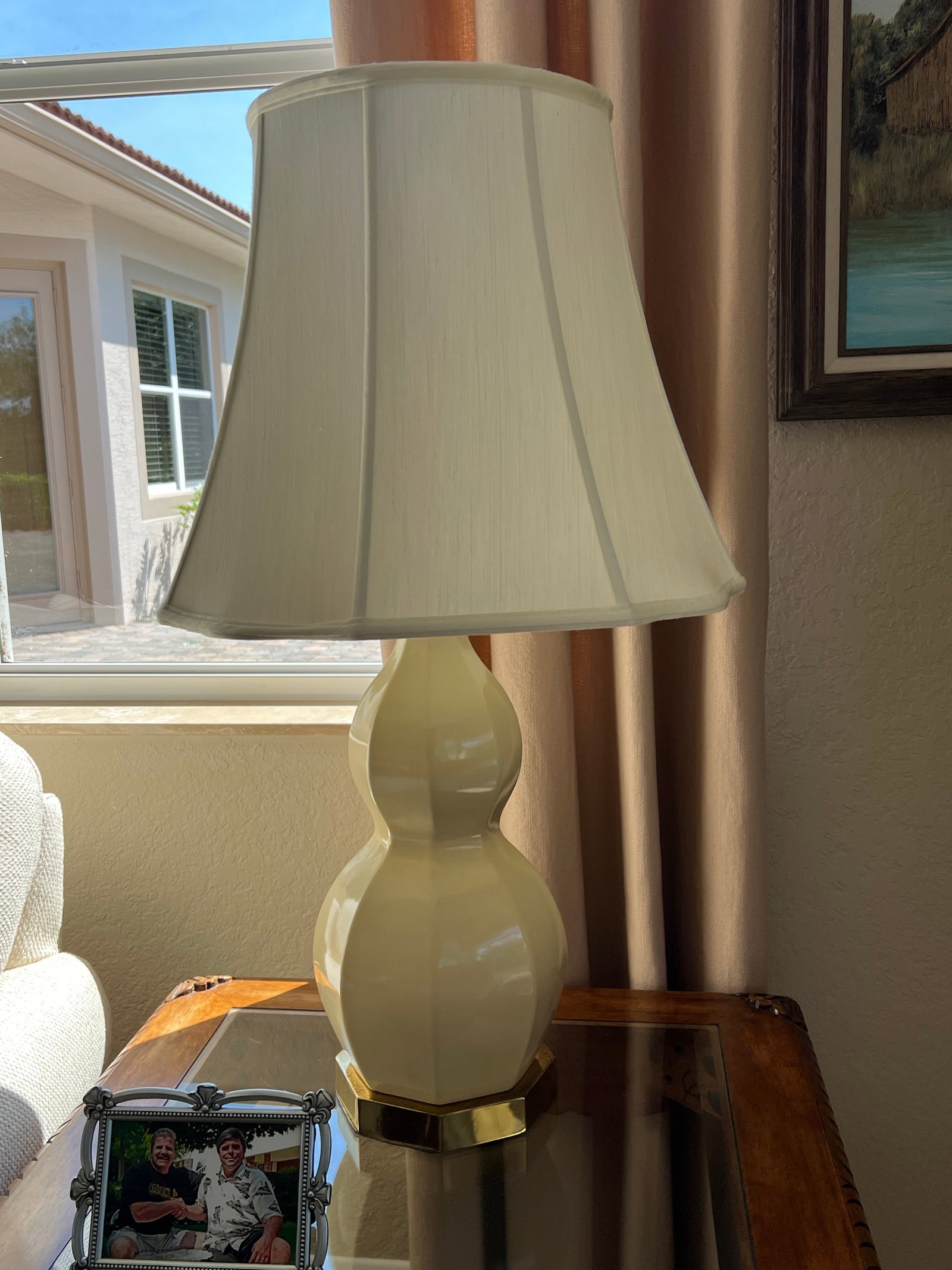 Late 20th Century Double Gourd Table Lamp - 4