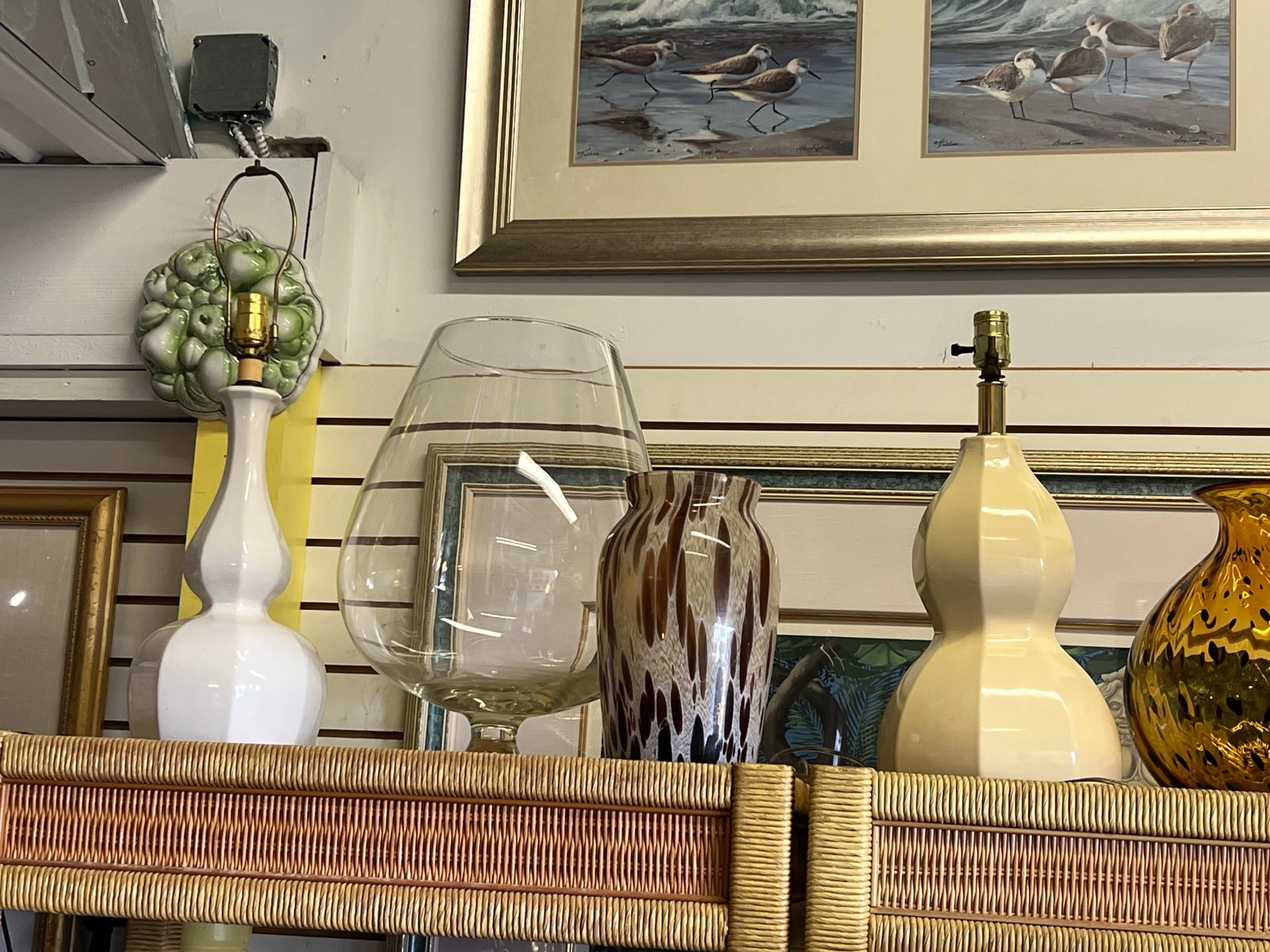 Late 20th Century Double Gourd Table Lamp - 6