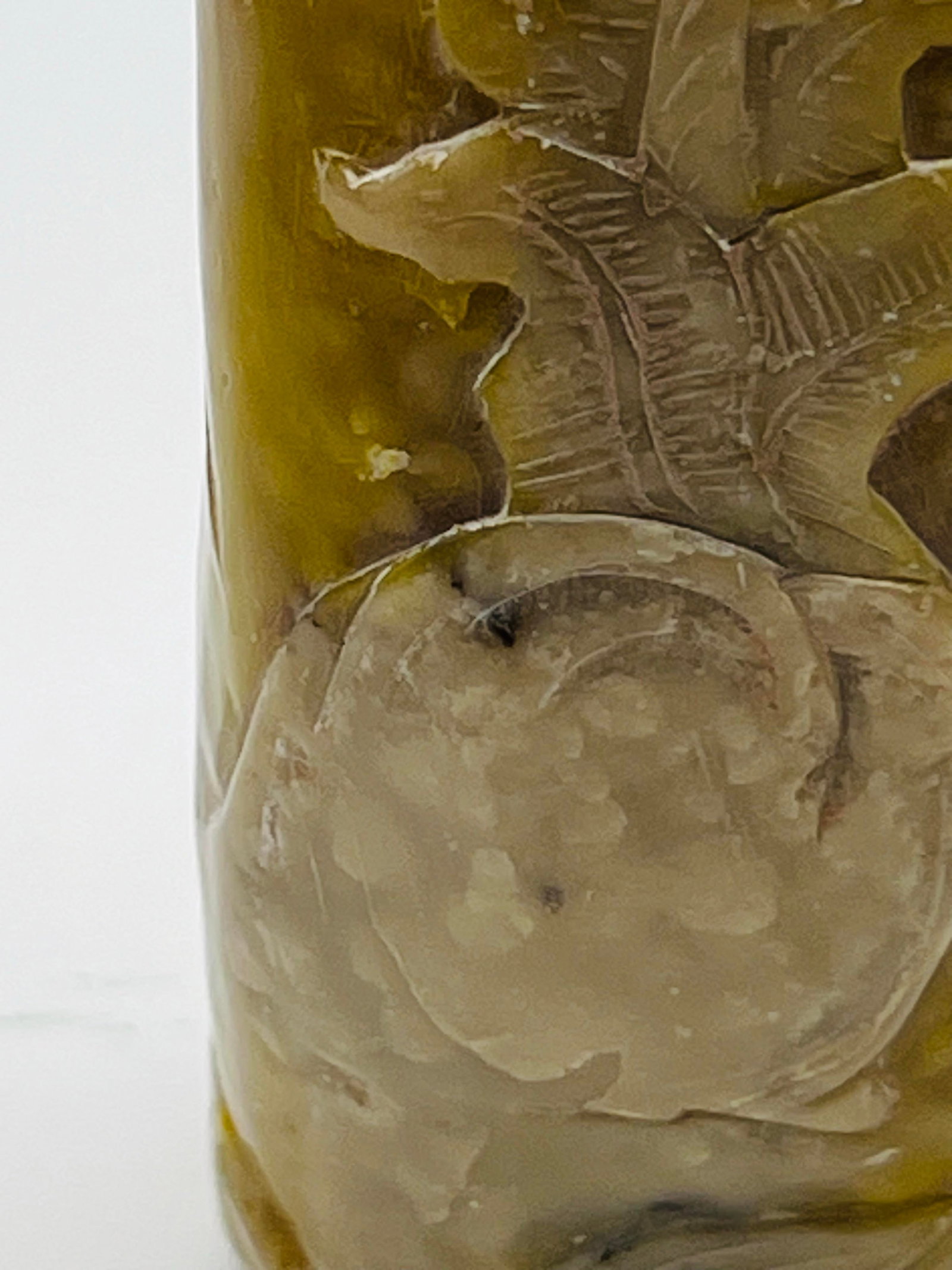 Vintage Carved Soapstone Snuff Bottle - 13