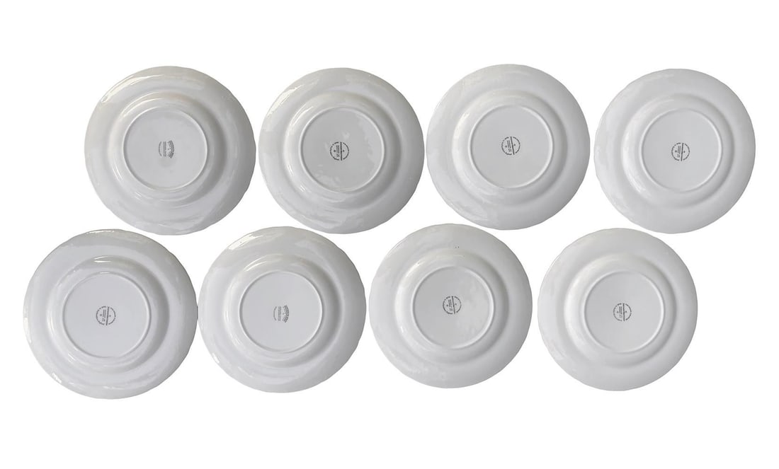 Mid 20th Century Johnson Brothers English Ironstone French Provincial Style Salad Plates Set/8 - 6