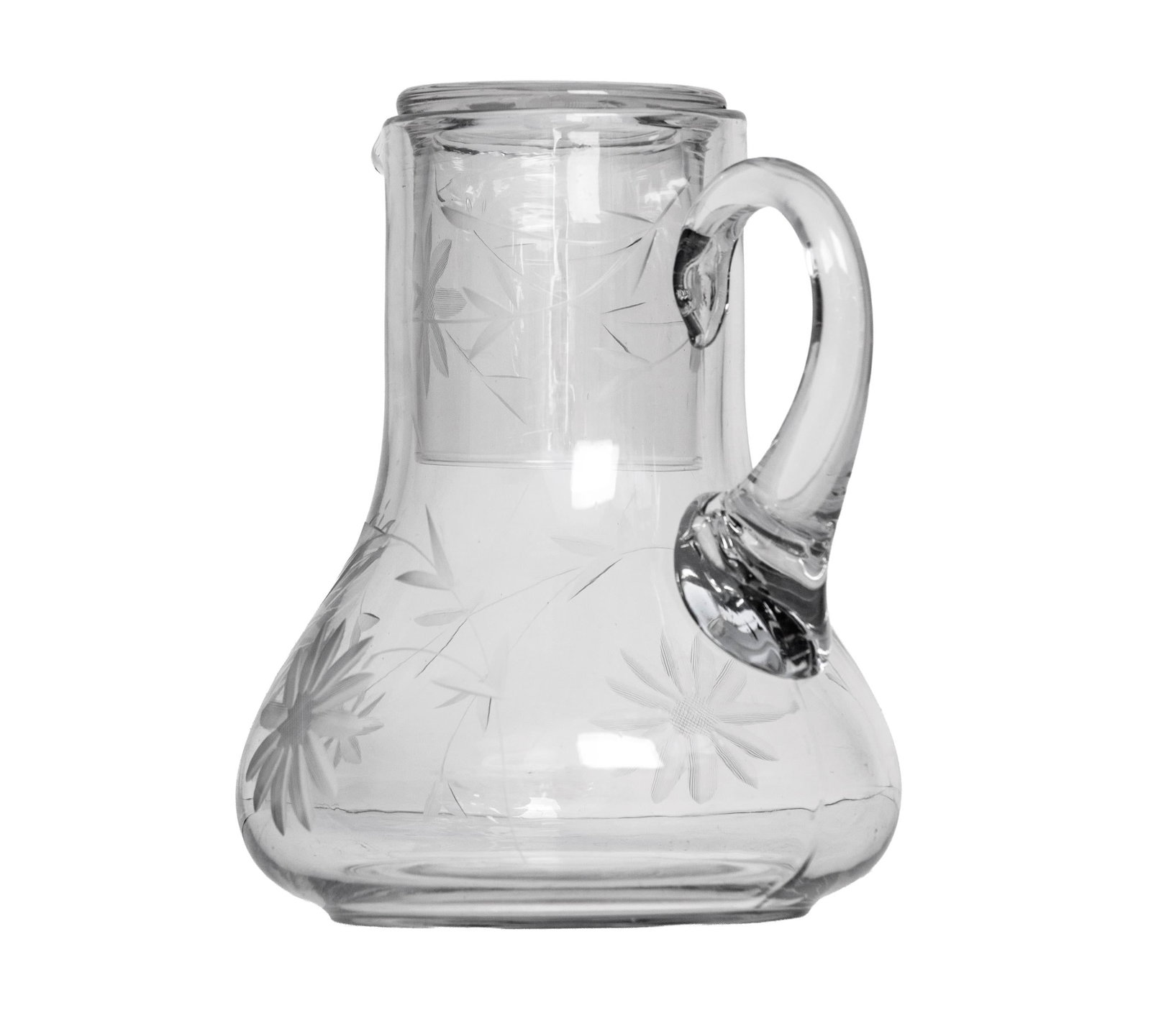 Mid 20th Century Night Stand Pitcher & Glass - 10