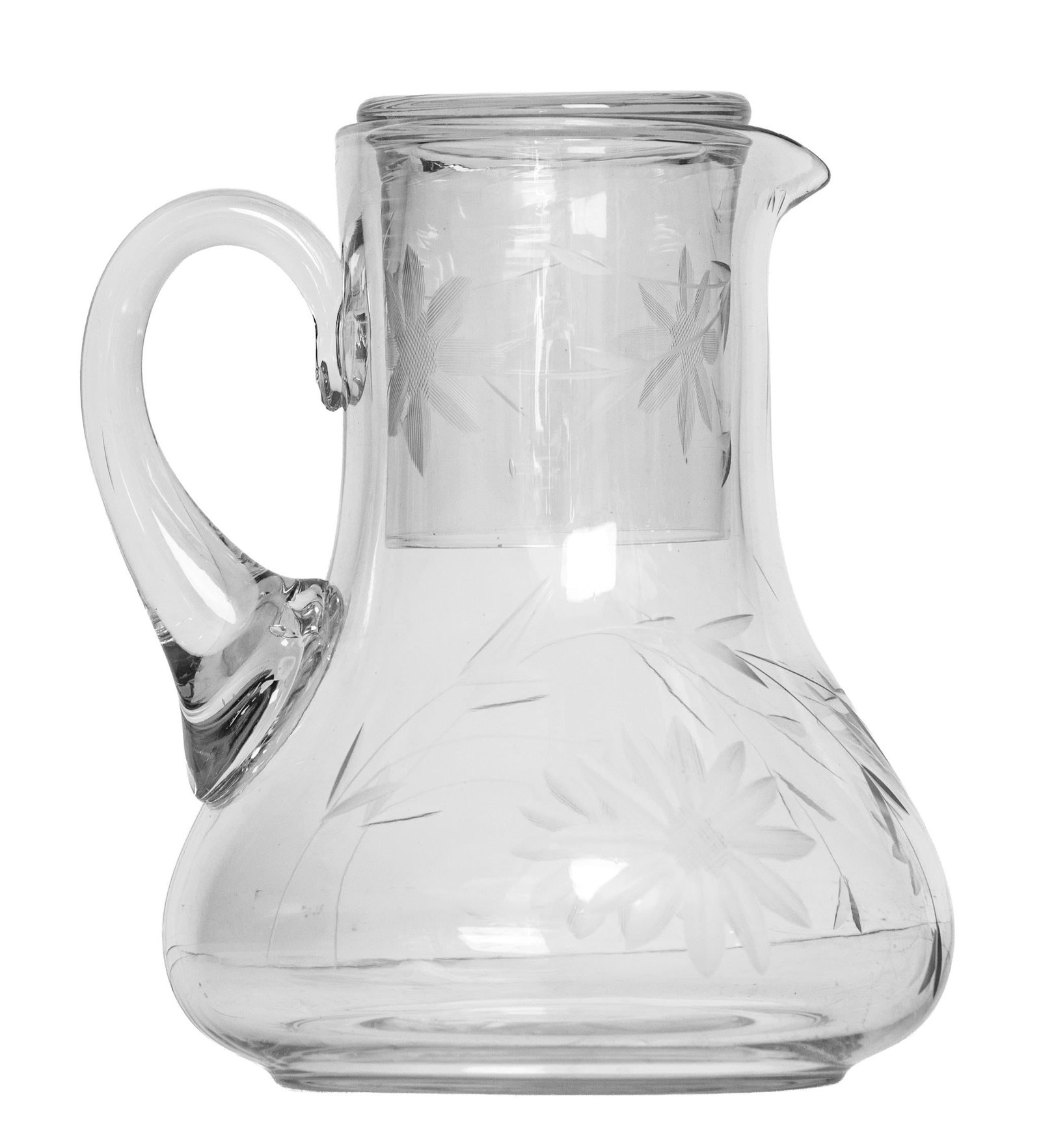 Mid 20th Century Night Stand Pitcher & Glass - 5