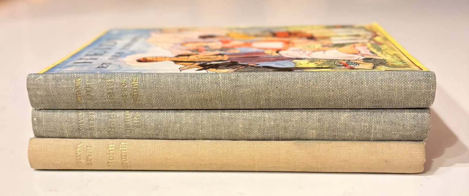 1950's French Language Edition of Johanna Spyri's Classic Heidi Series- Set of 3 - 9