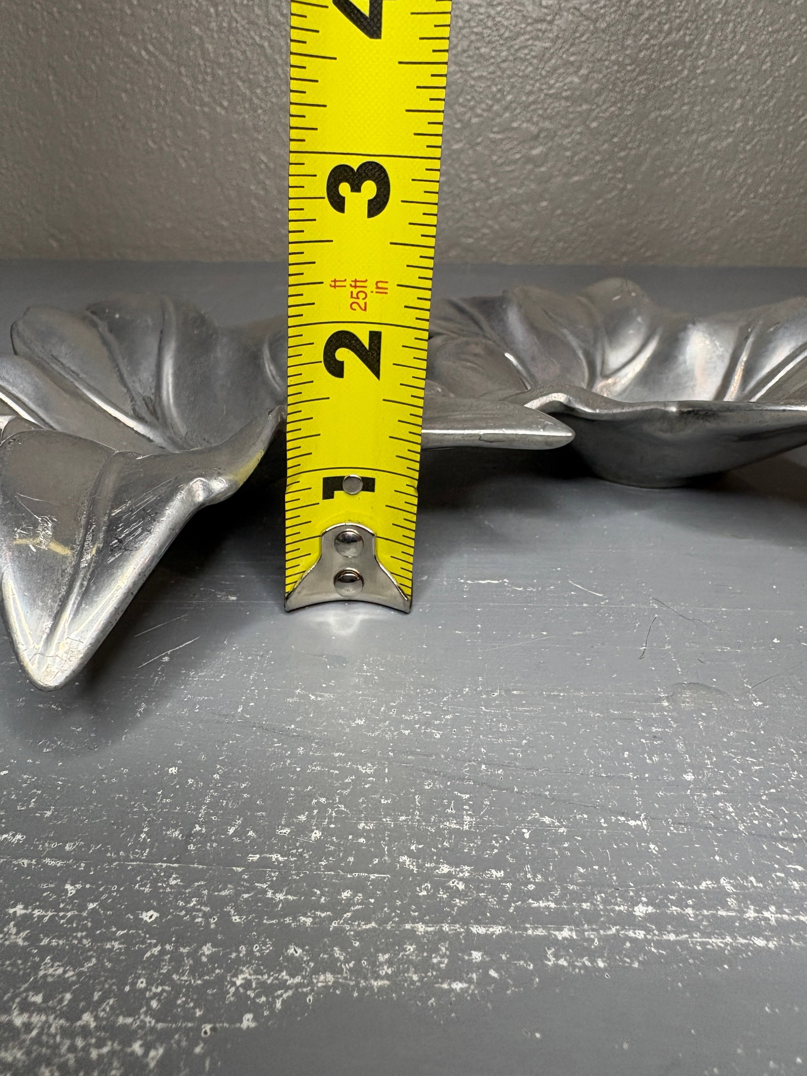 Vintage Bruce Fox Cast Aluminum Double Ivy Leaf Bowl - 5