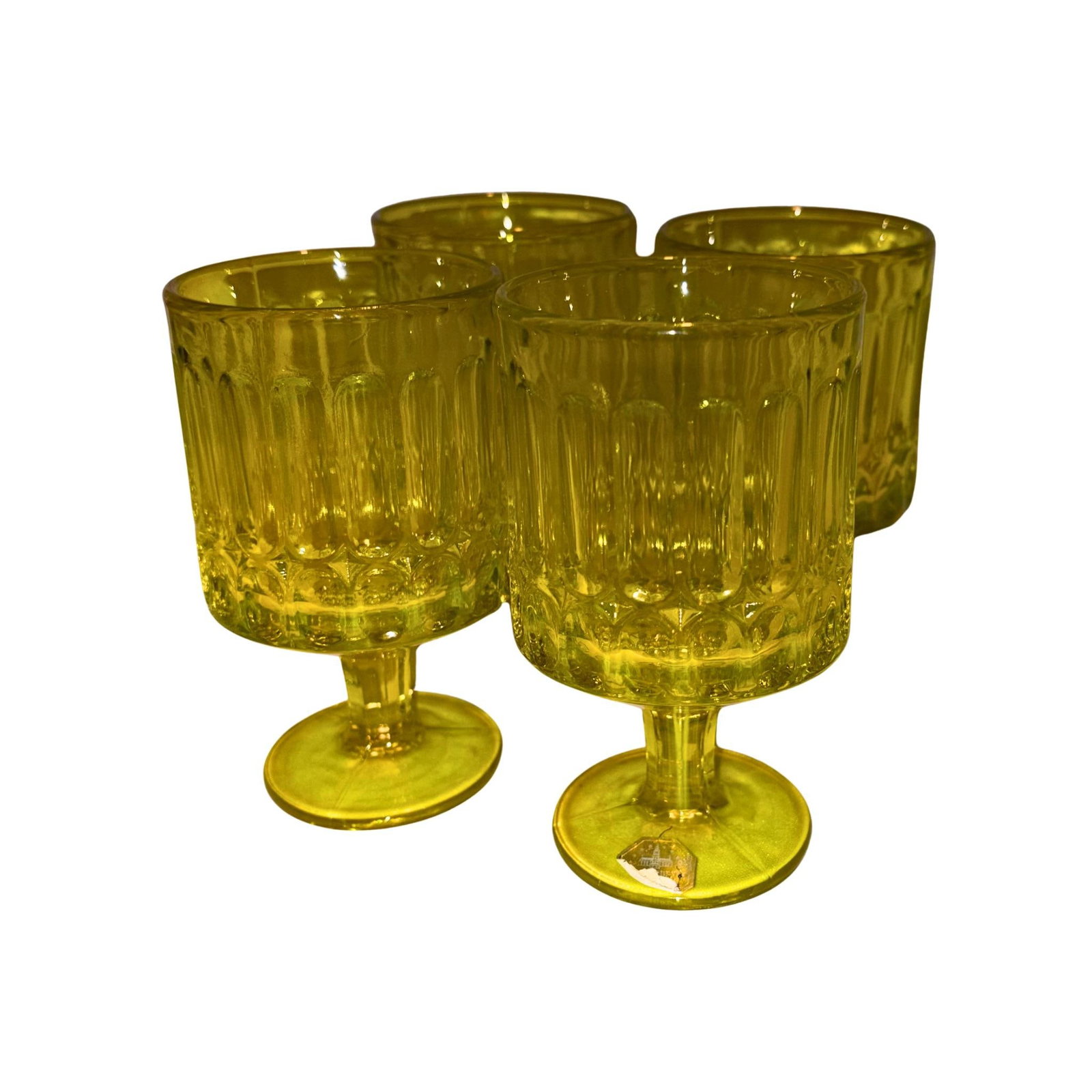 1969 Chartreuse Wine Goblets, S/4 - 2