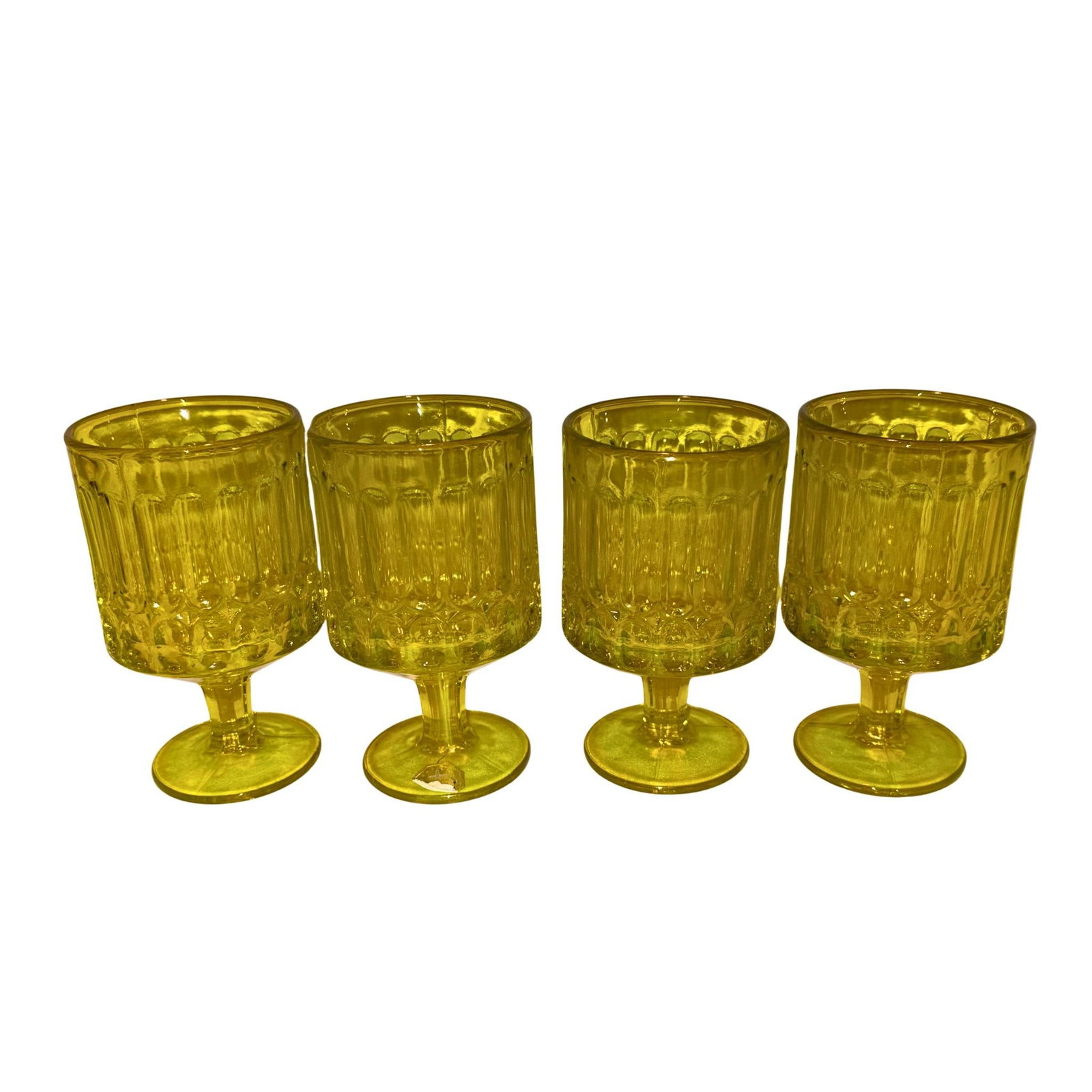 1969 Chartreuse Wine Goblets, S/4 - 4
