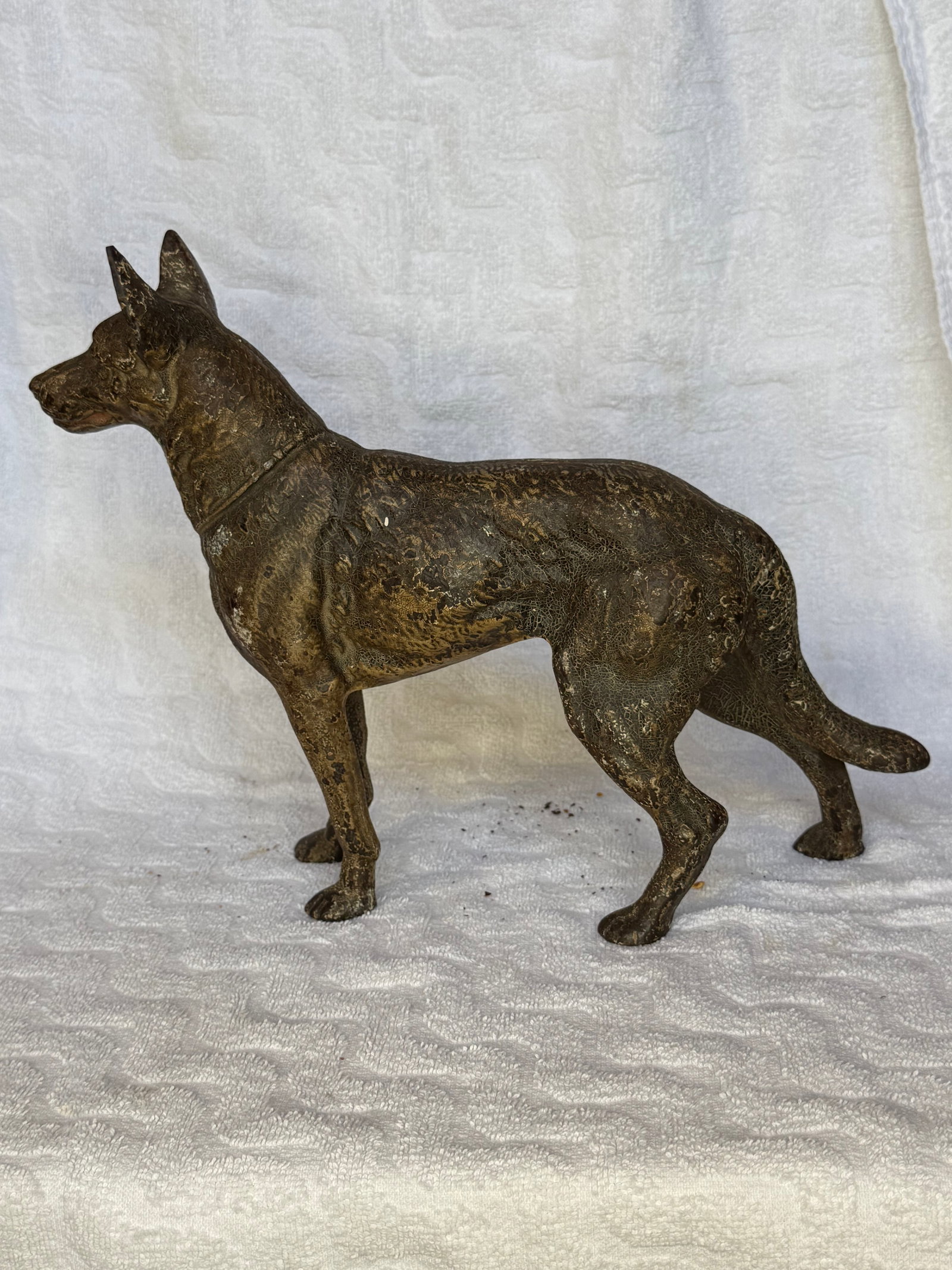 1930s Cast Iron German Shepherd - 12