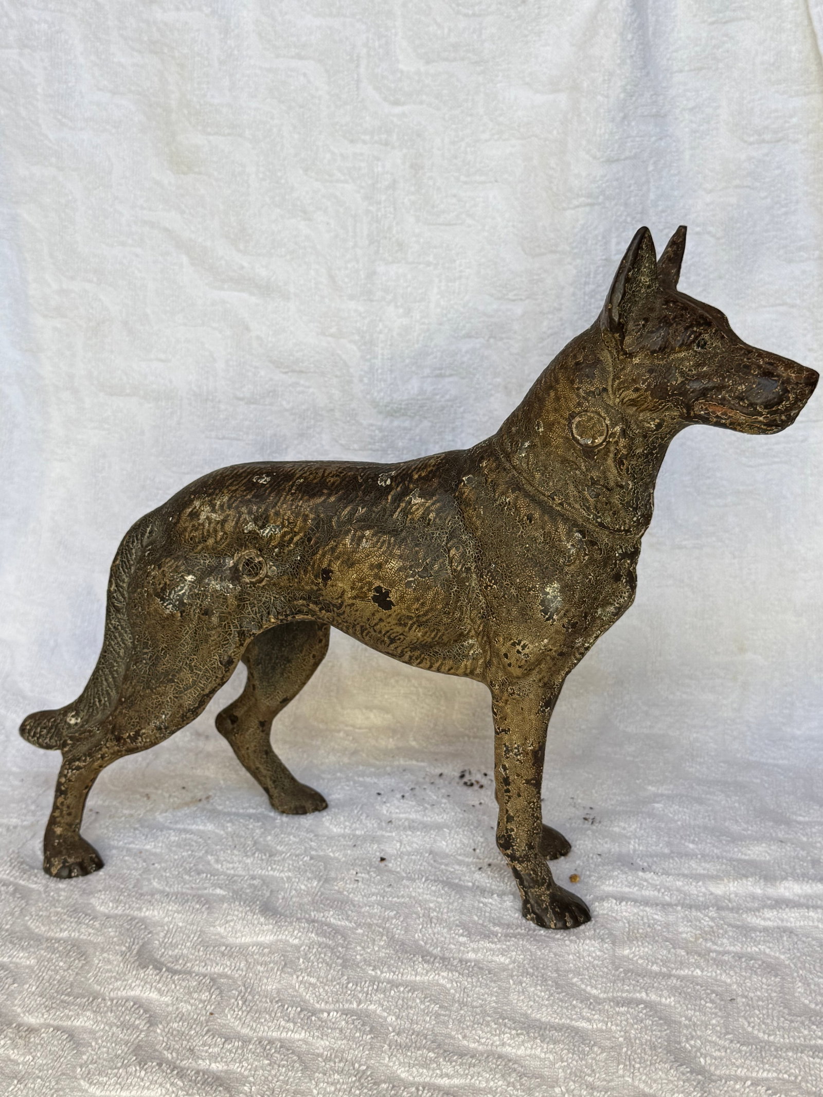 1930s Cast Iron German Shepherd - 4