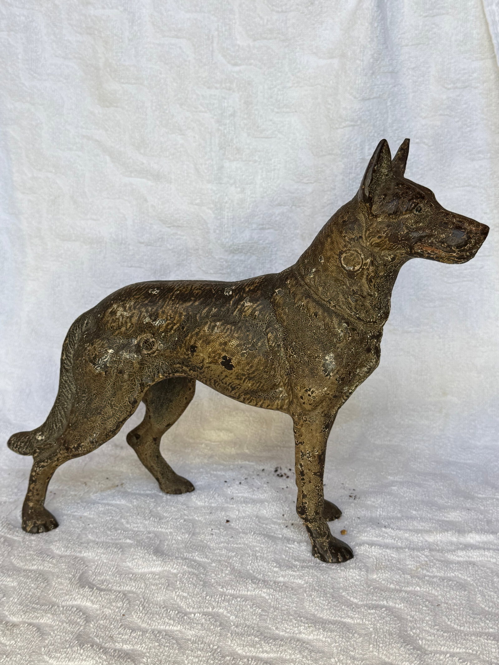 1930s Cast Iron German Shepherd - 5