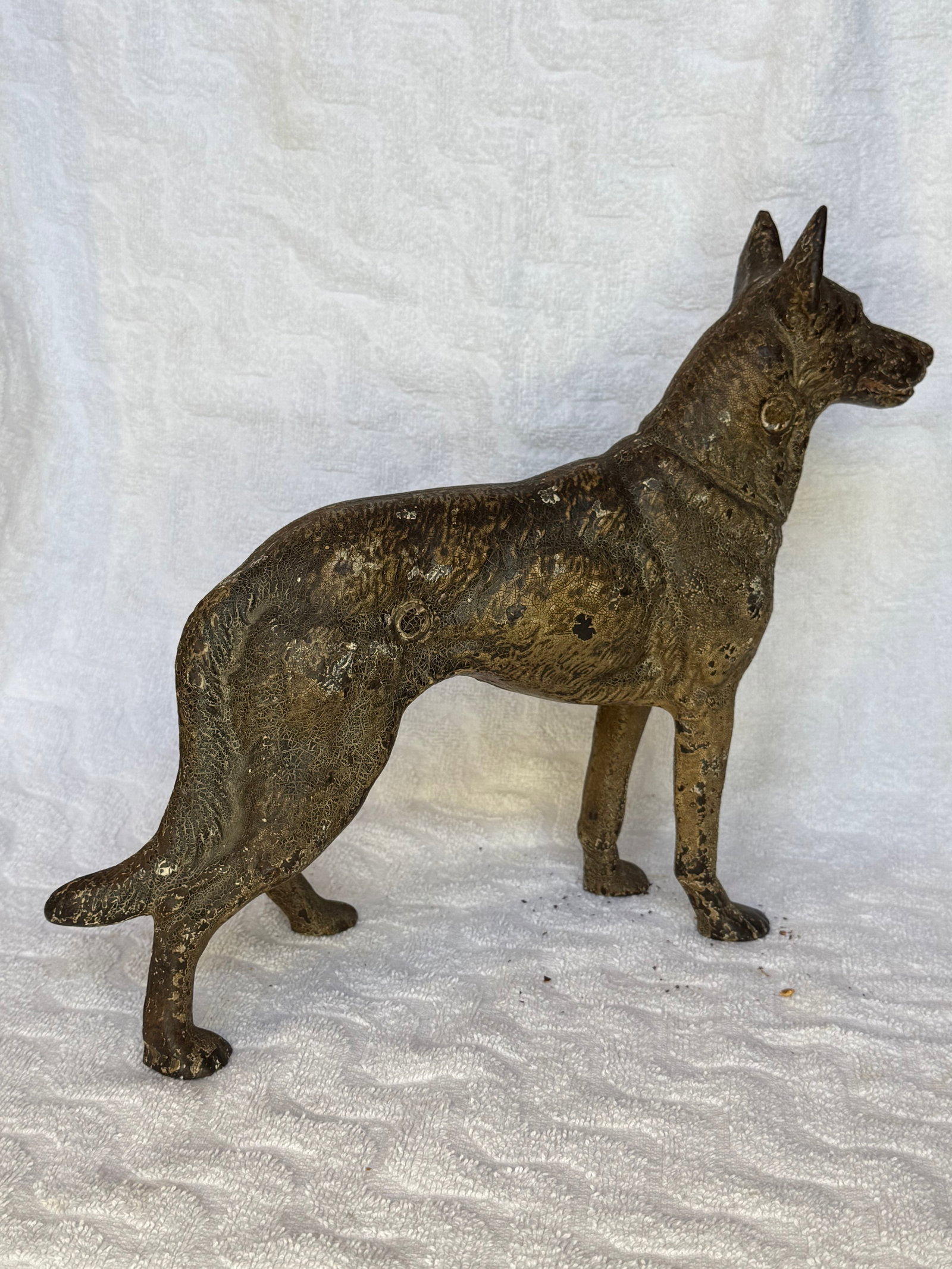 1930s Cast Iron German Shepherd - 7